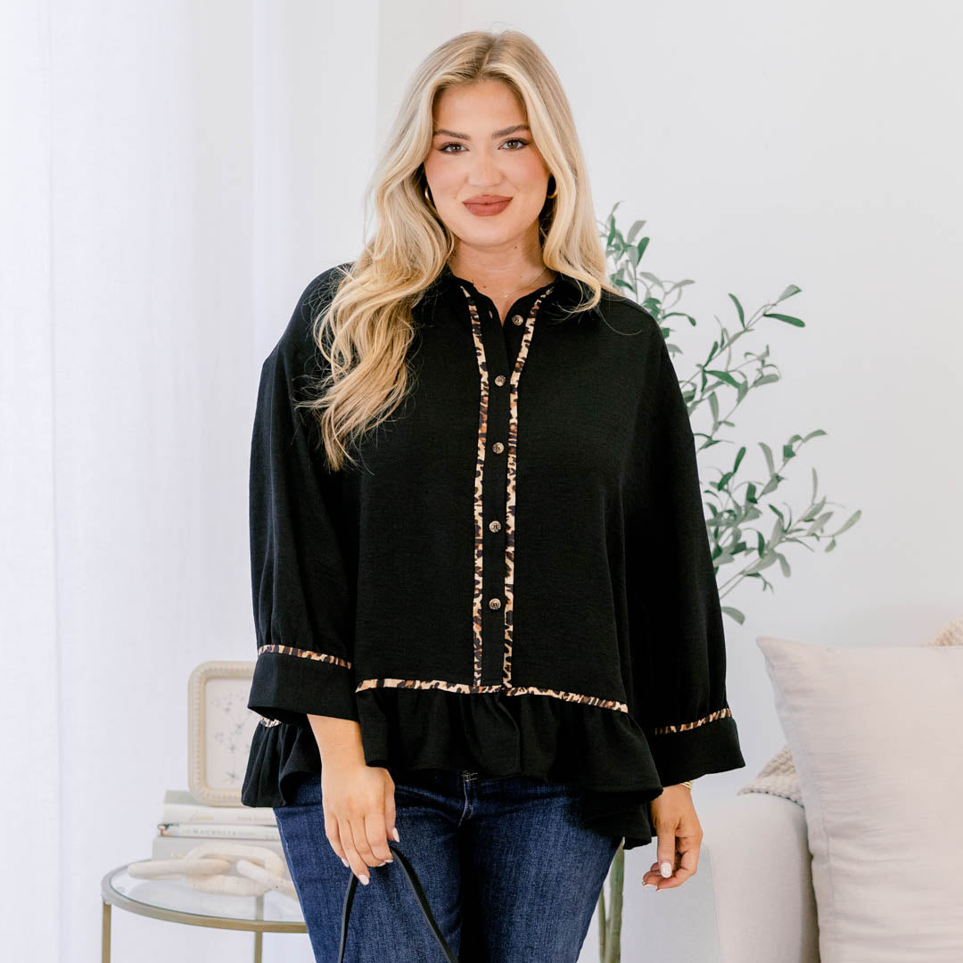 Set You Free Top, Black