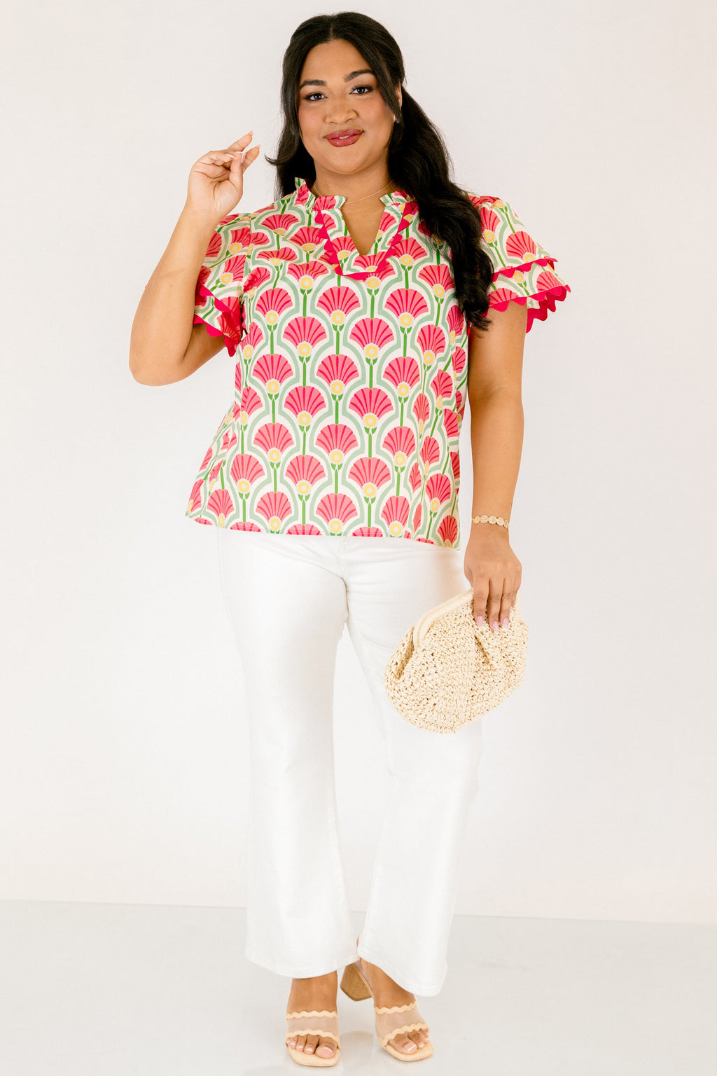 Setting The Scene Top, Pink