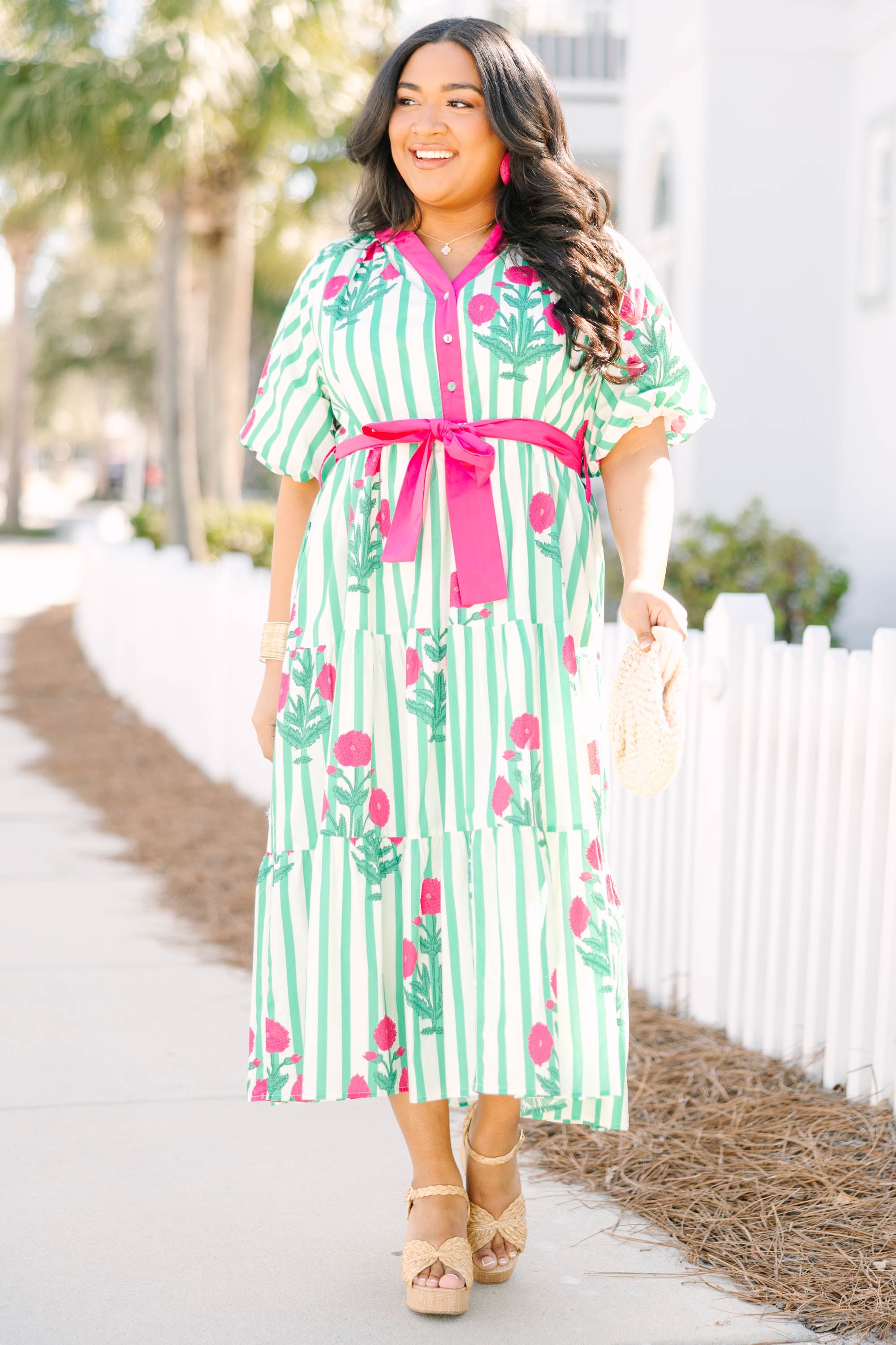 Shades Of The Shore Dress, Green