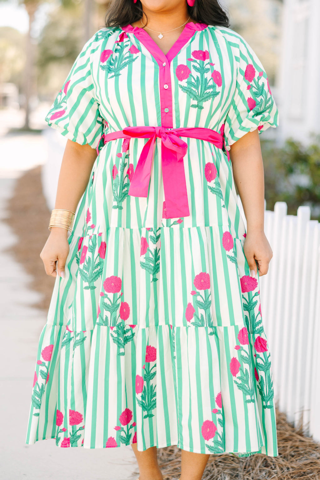 Shades Of The Shore Dress, Green
