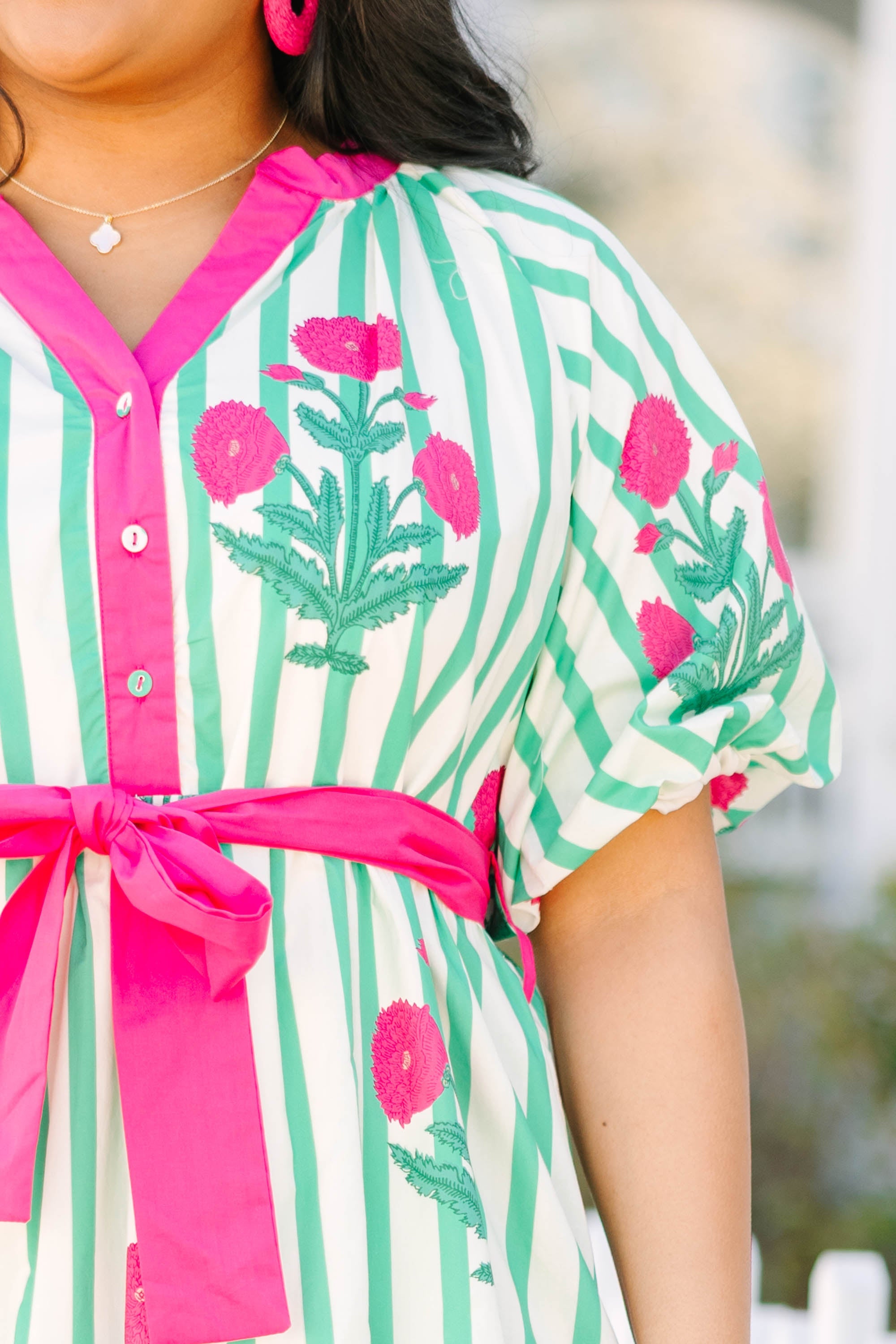 Shades Of The Shore Dress, Green