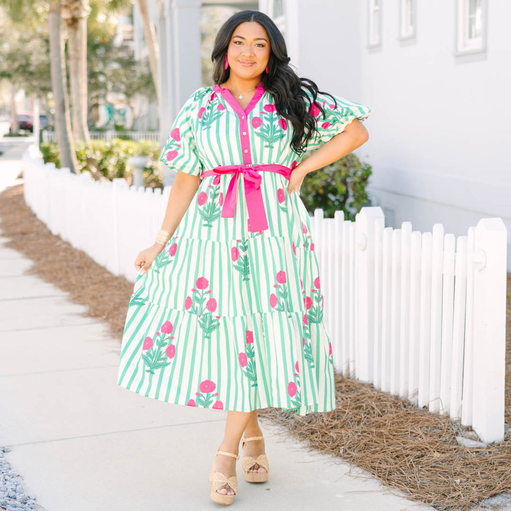 Shades Of The Shore Dress, Green