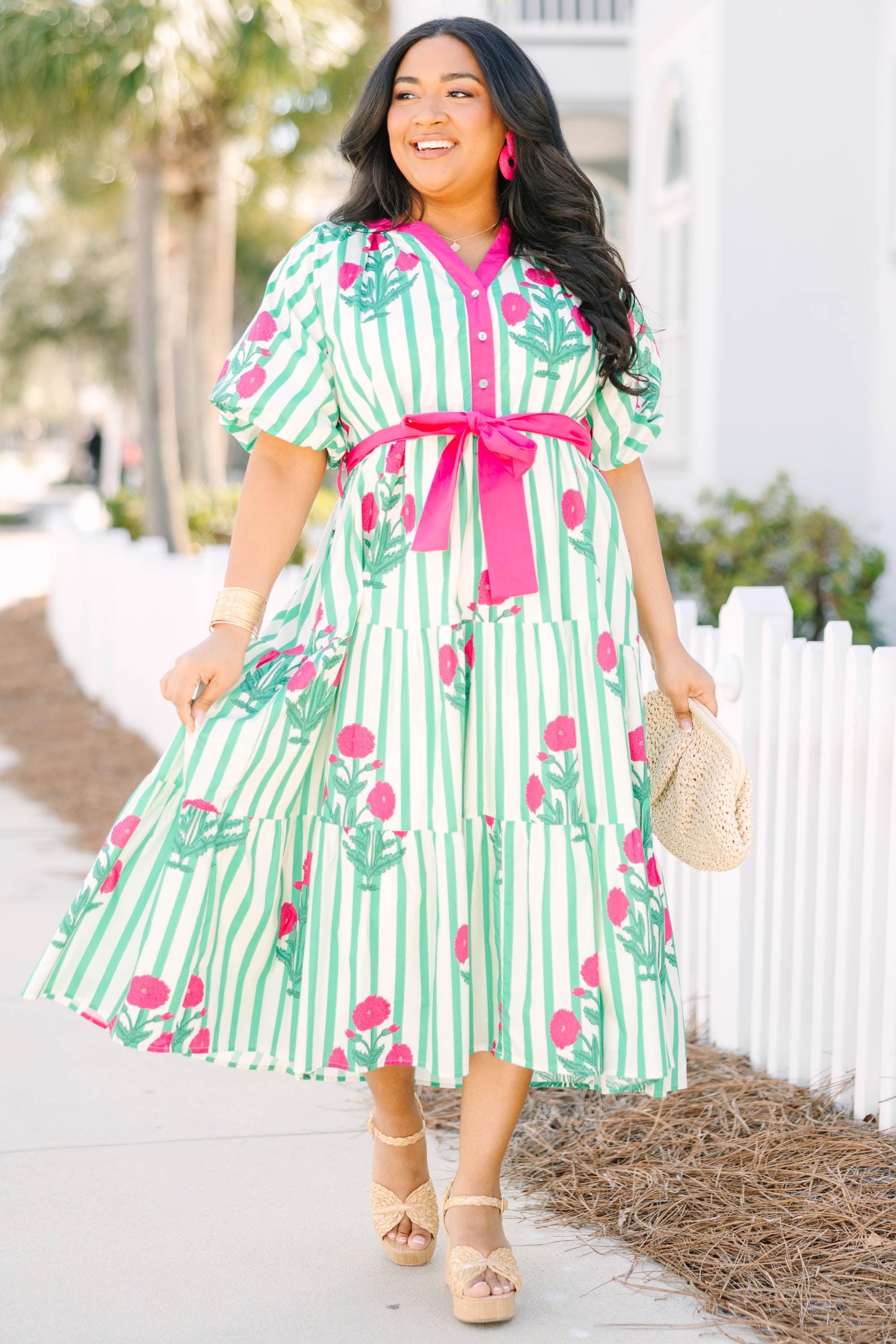 Shades Of The Shore Dress, Green