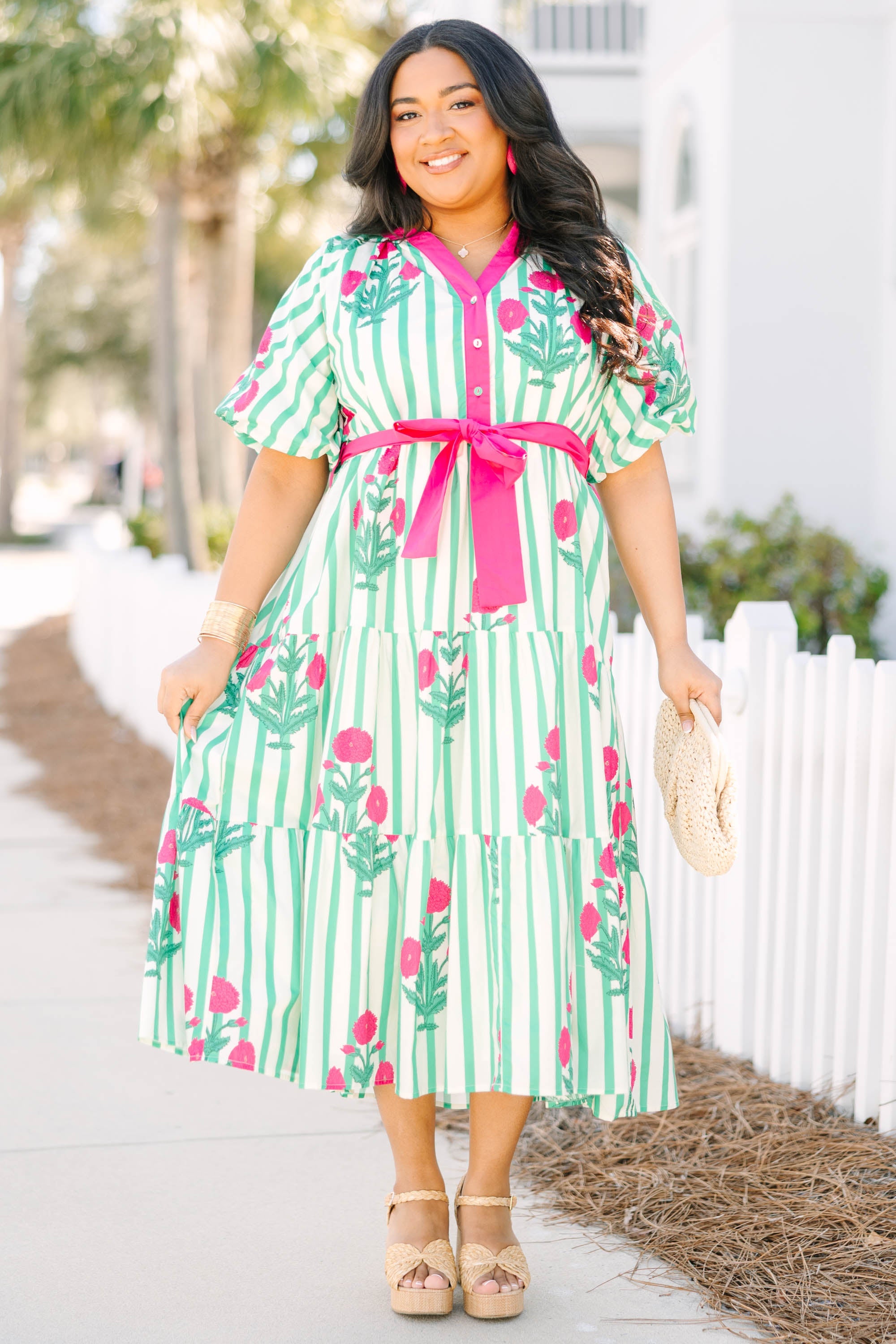 Shades Of The Shore Dress, Green