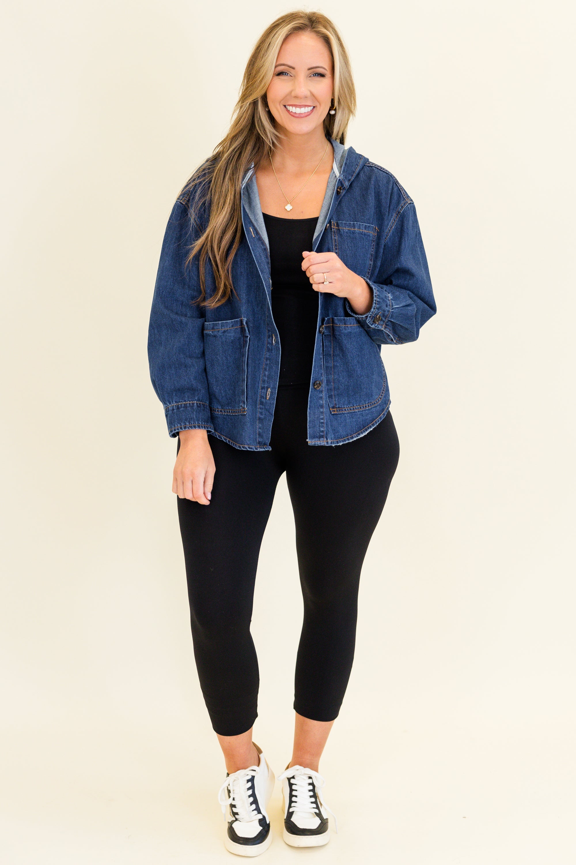 Shades Of You Jacket, Dark Wash