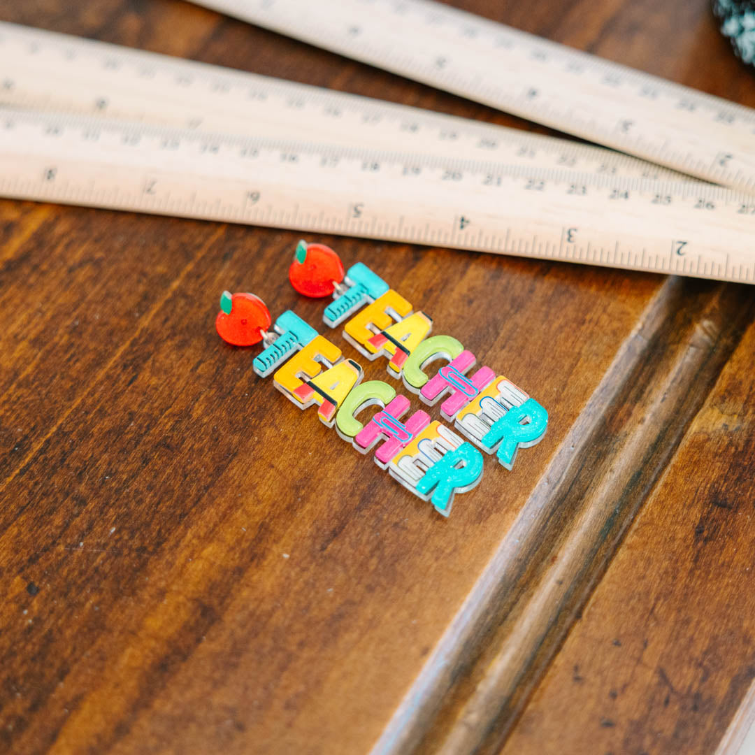 Shape Young Minds Earrings, Multi