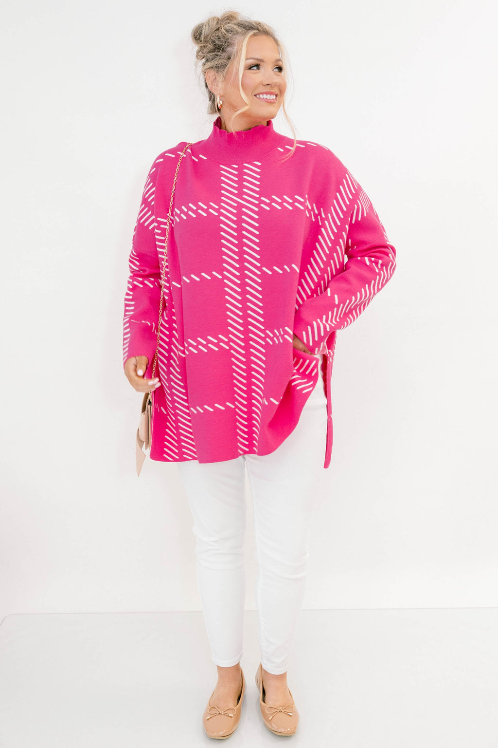 Share Your Story Sweater, Pink