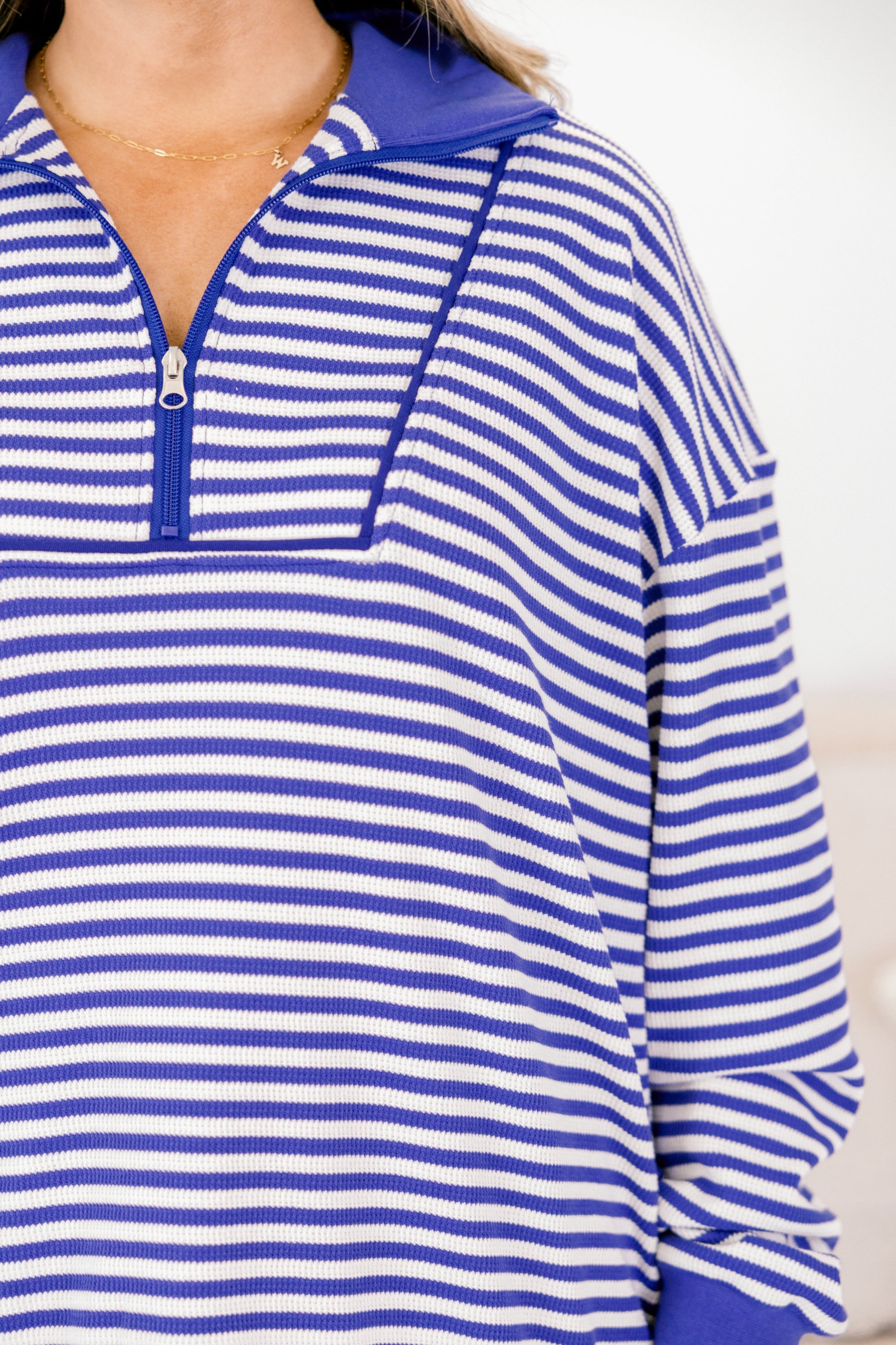 She's An Academic Pullover, Blue