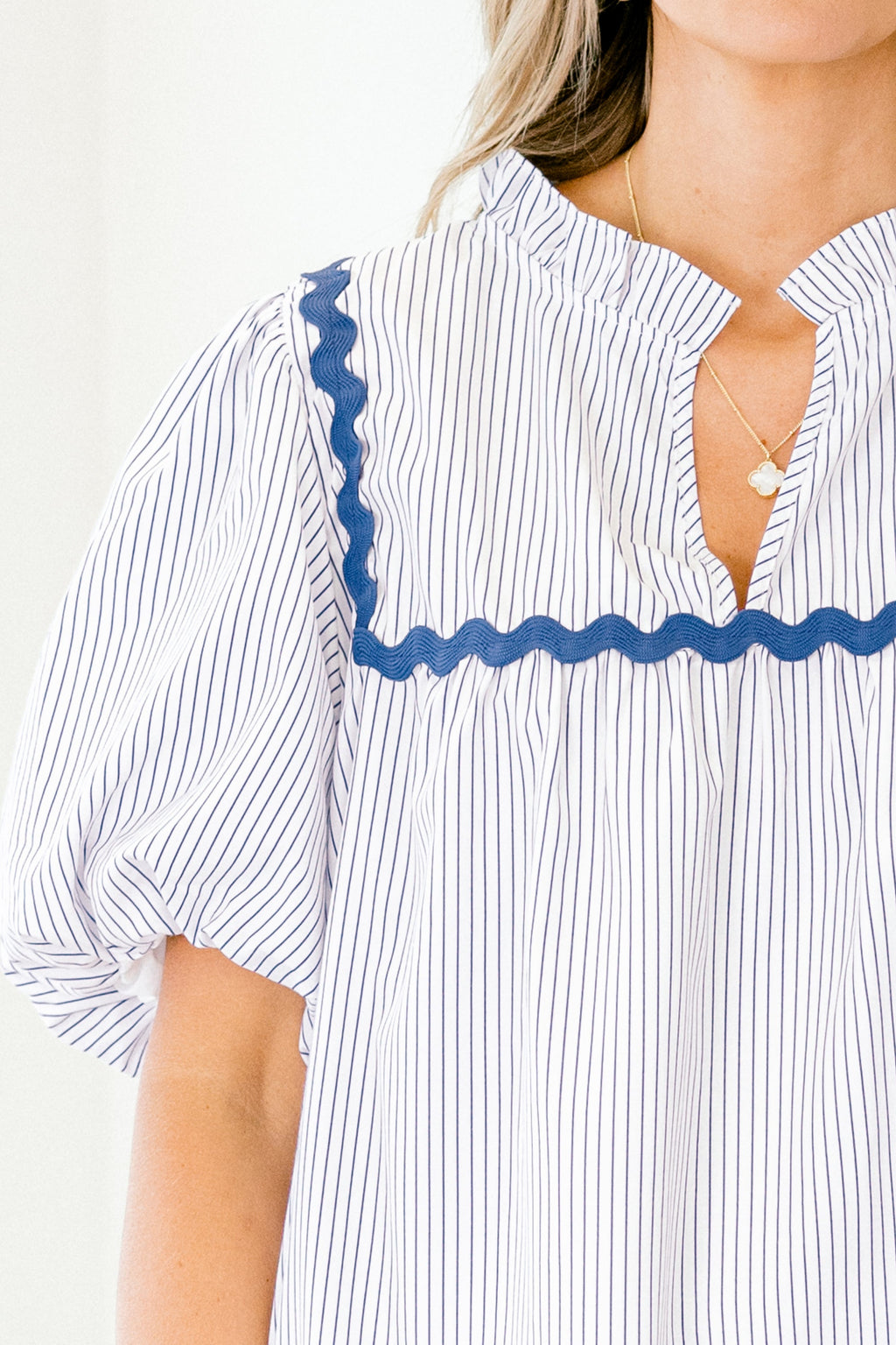 She's Got It Top, Navy Stripe