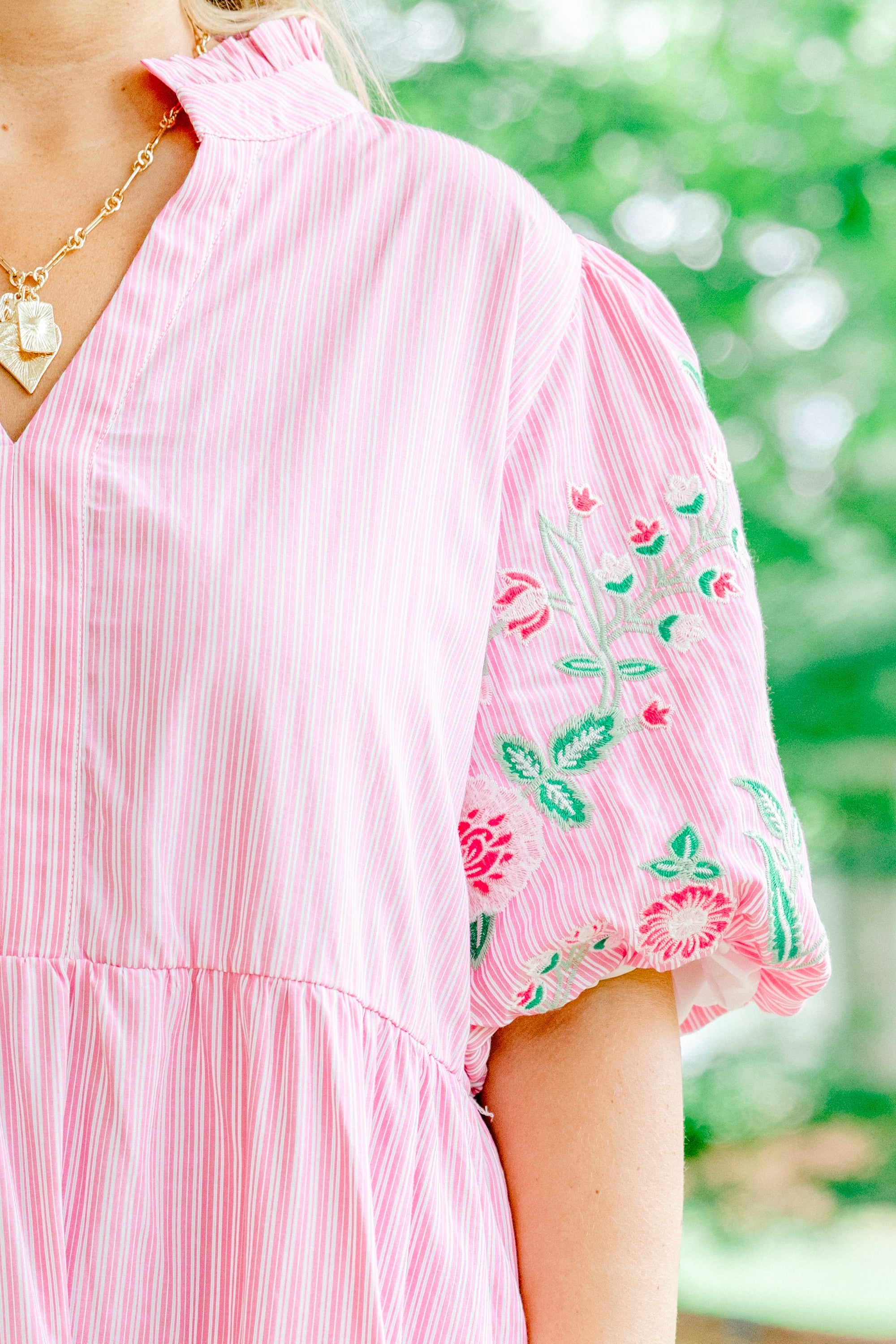 Sheer Romance Dress, Pink