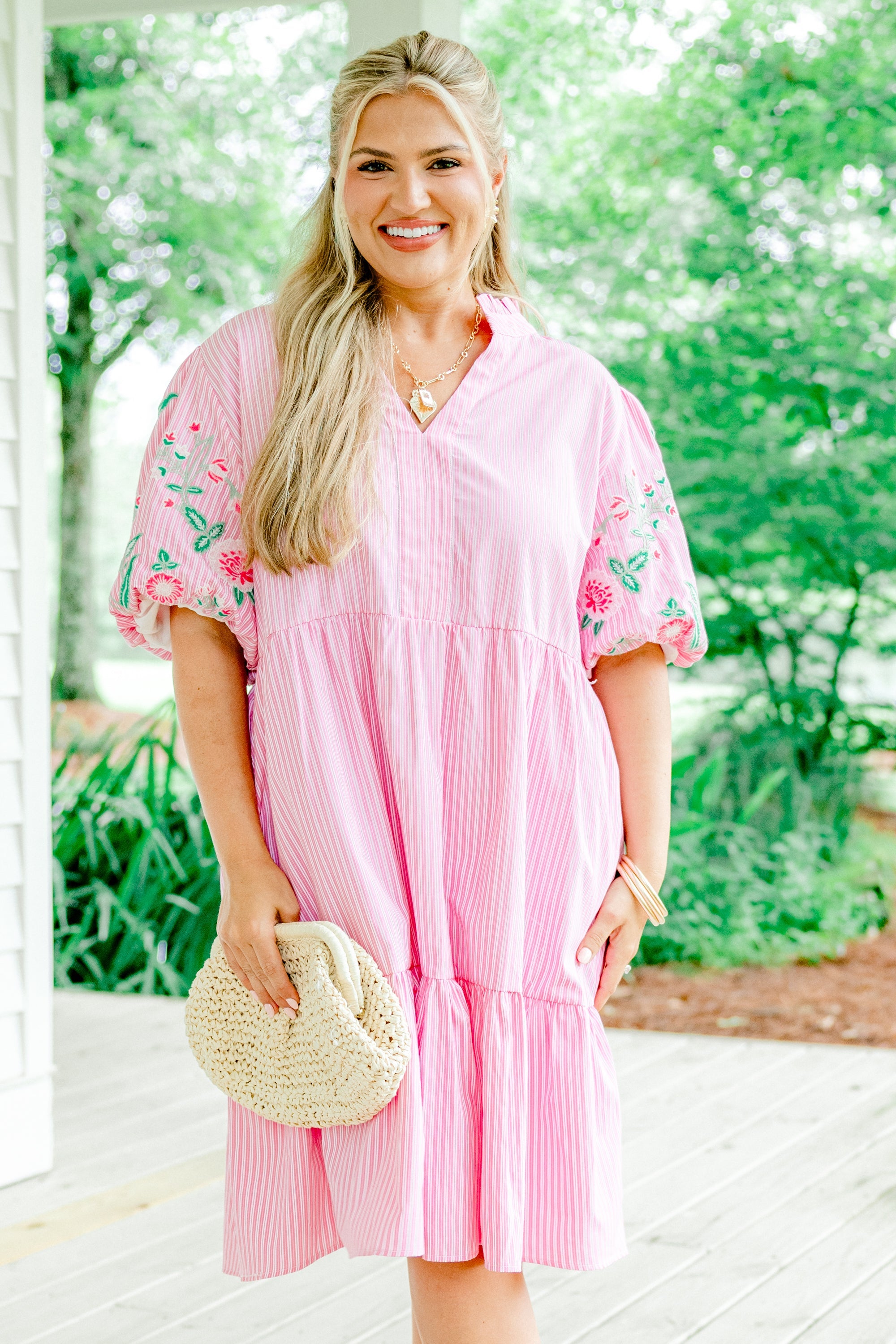 Sheer Romance Dress, Pink