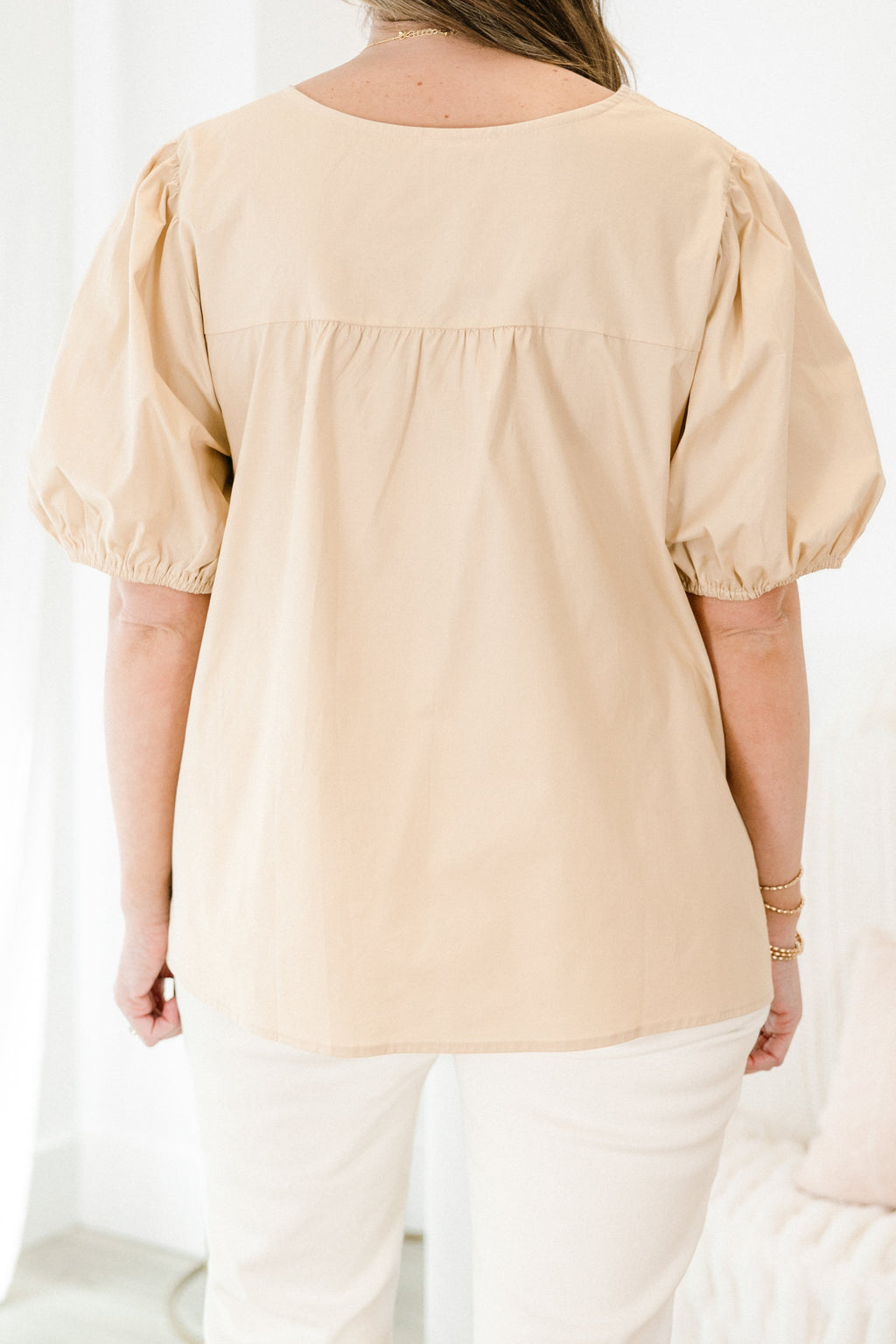 Shell Seeker Top, Taupe