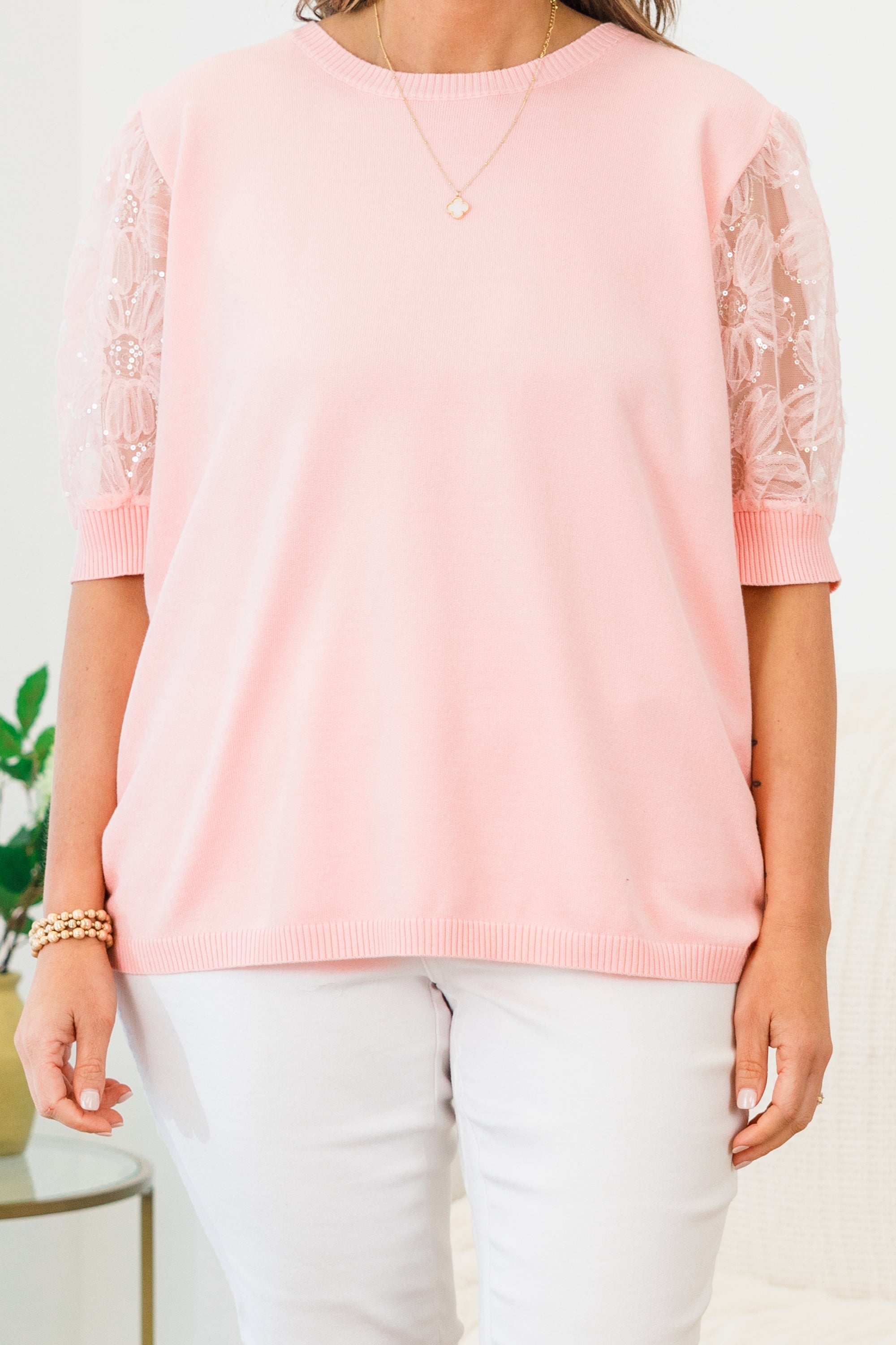 Shine Bright Darling Top, Pink
