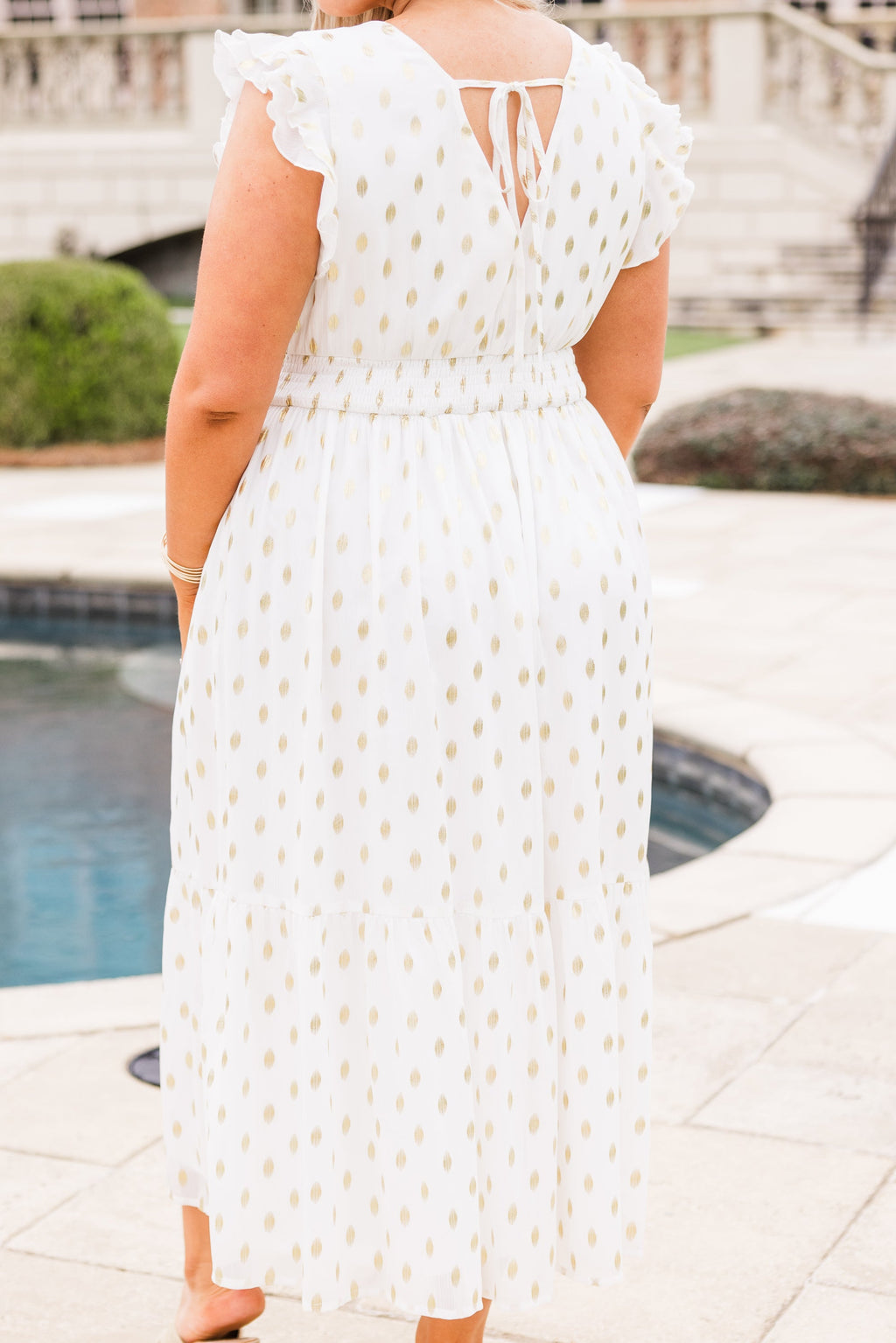 Shining Brightly Maxi Dress, White