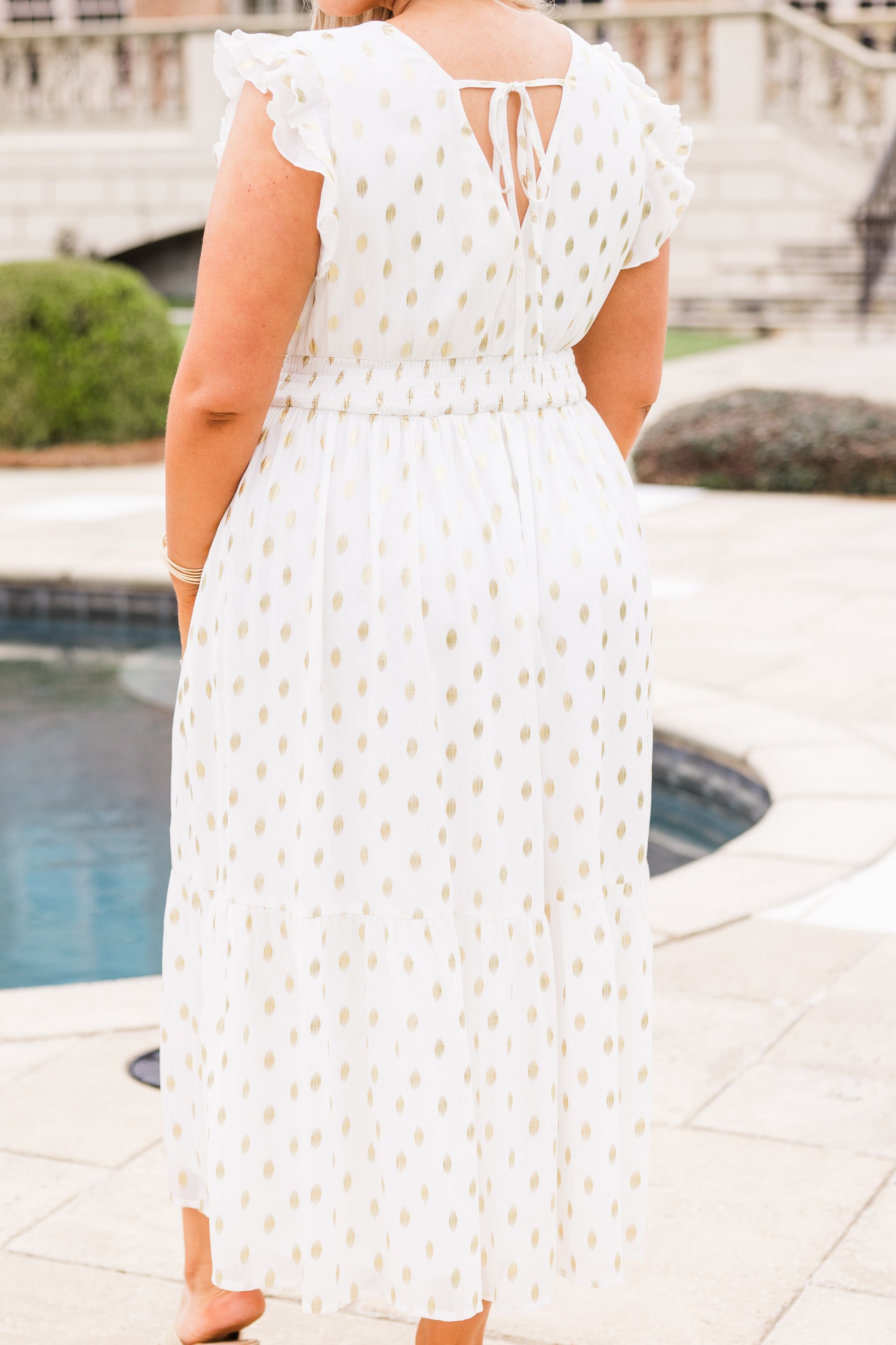 Shining Brightly Maxi Dress, White