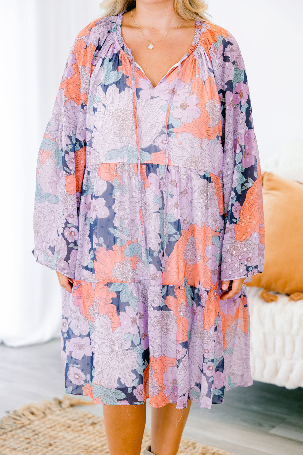 Shopping Day Dress, Navy