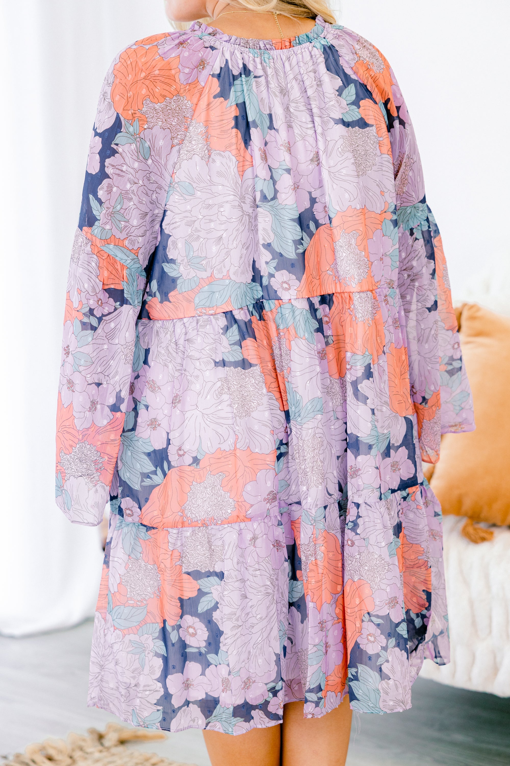 Shopping Day Dress, Navy