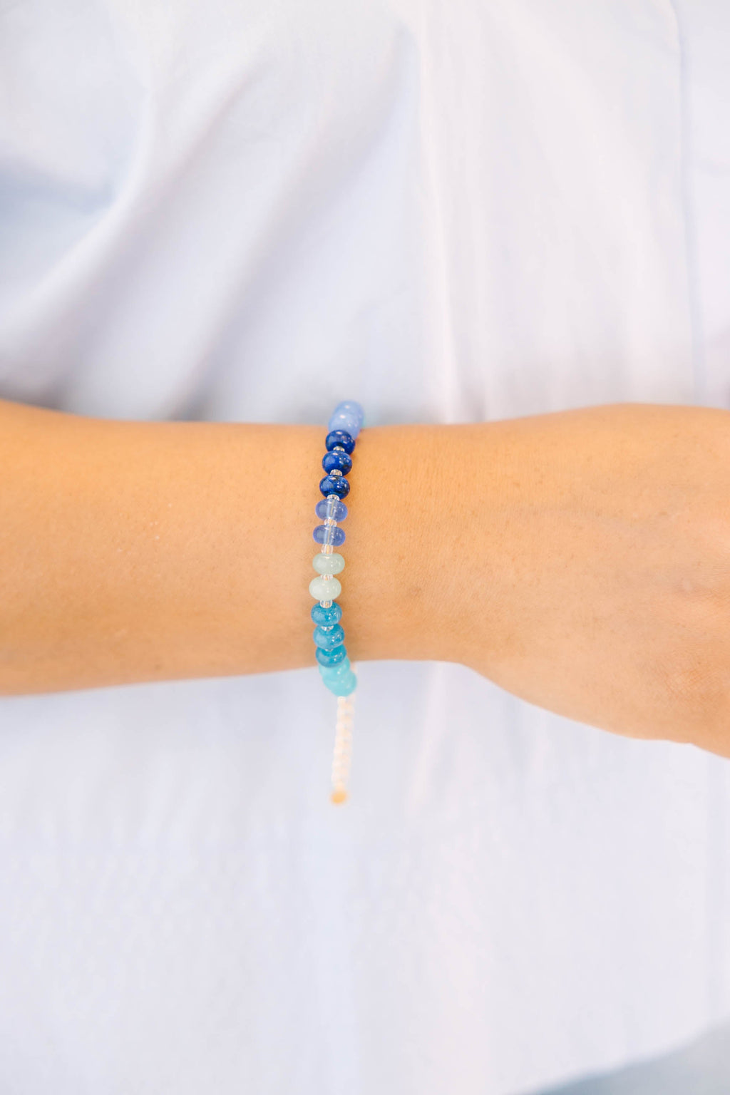 Shoreline Shimmer Bracelet, Blue
