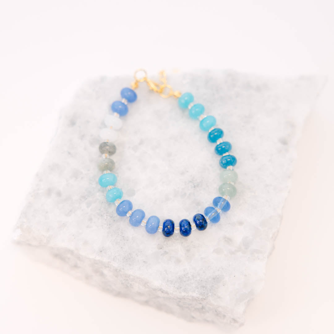 Shoreline Shimmer Bracelet, Blue