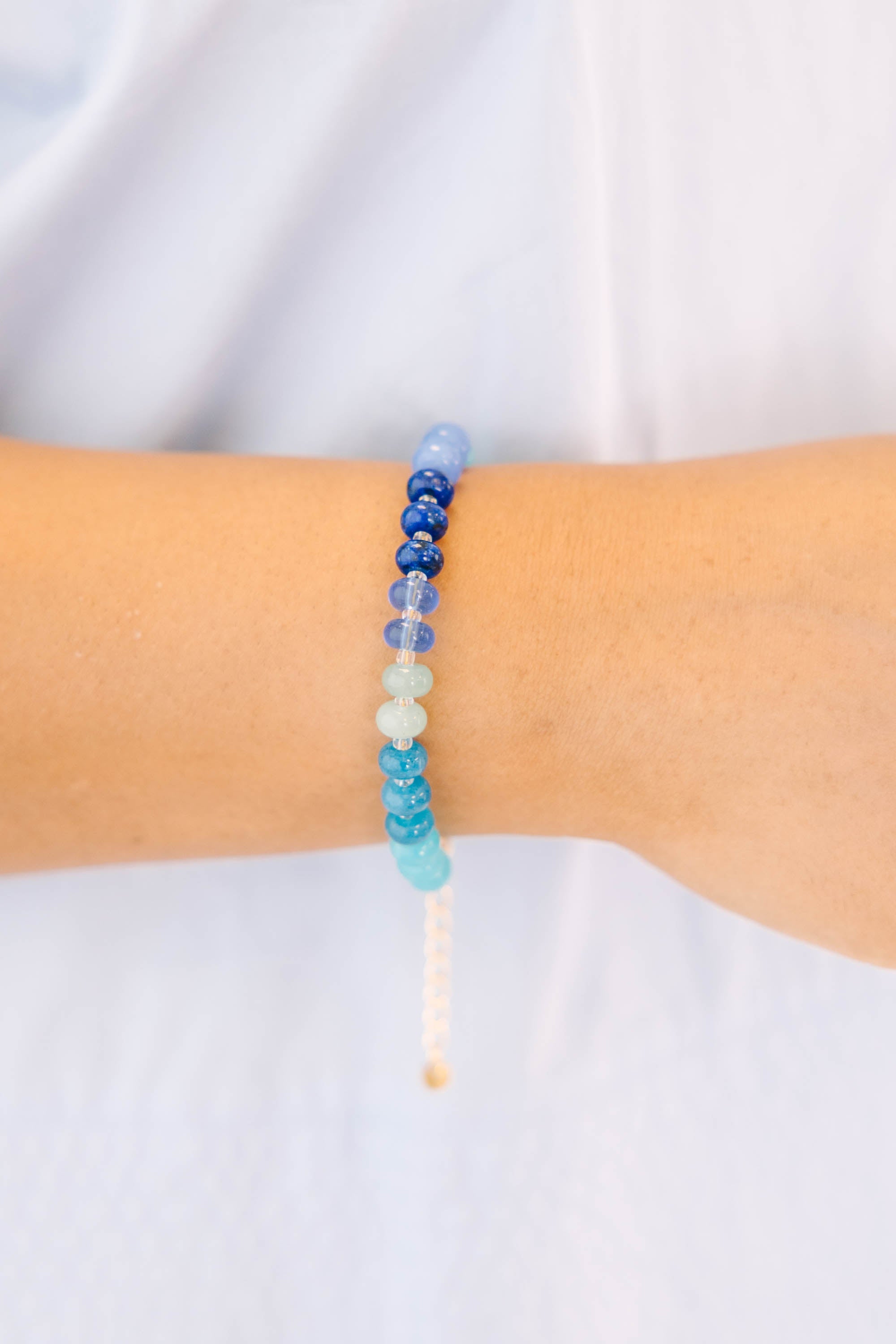 Shoreline Shimmer Bracelet, Blue