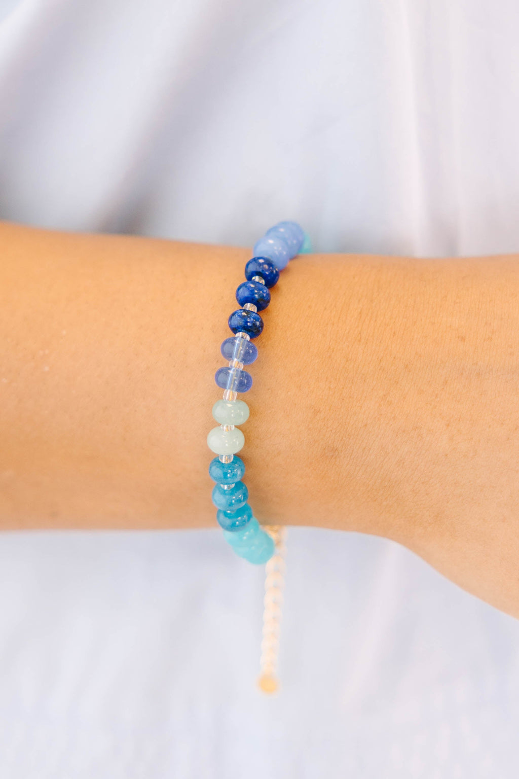 Shoreline Shimmer Bracelet, Blue