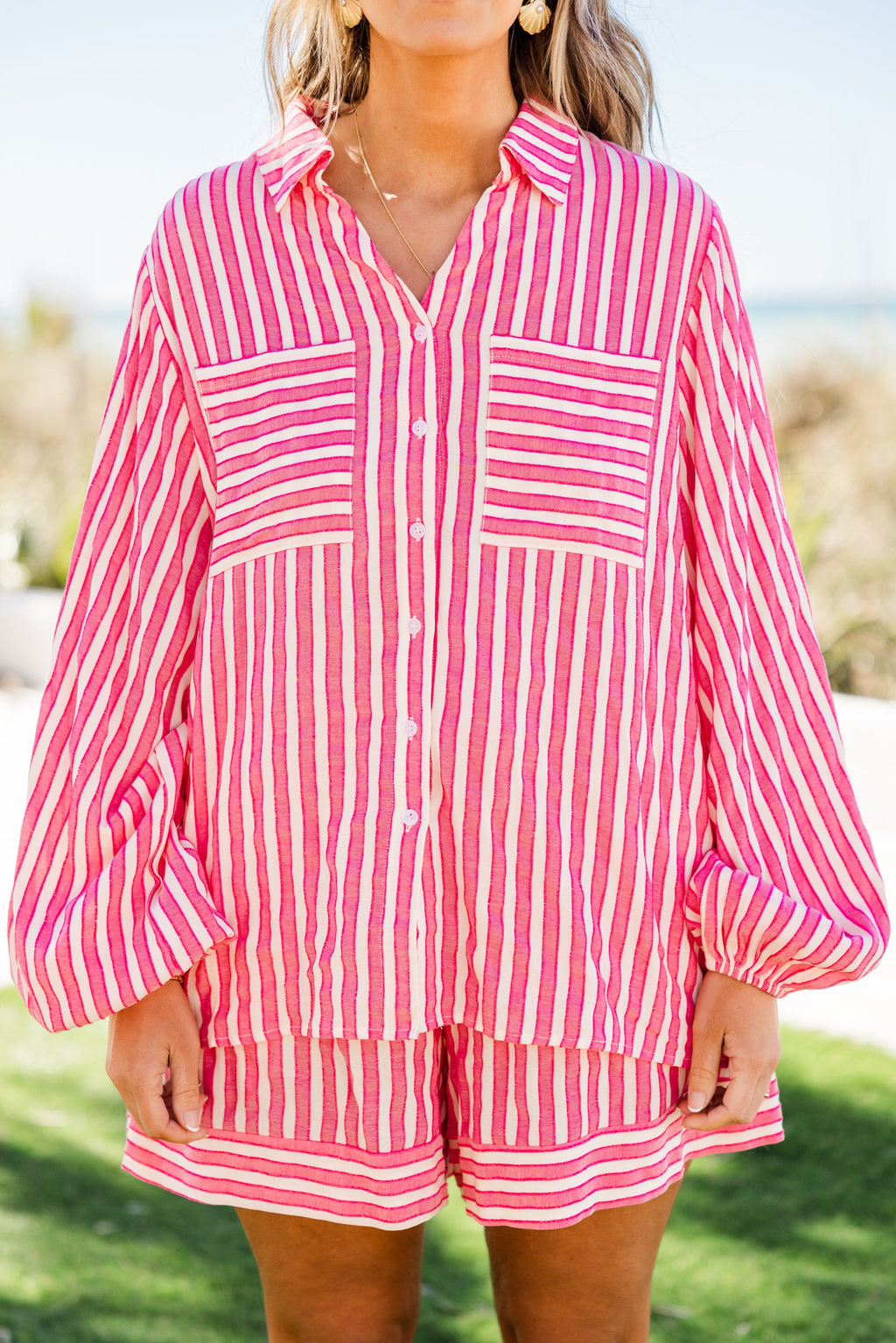 Shout It Top, Pink