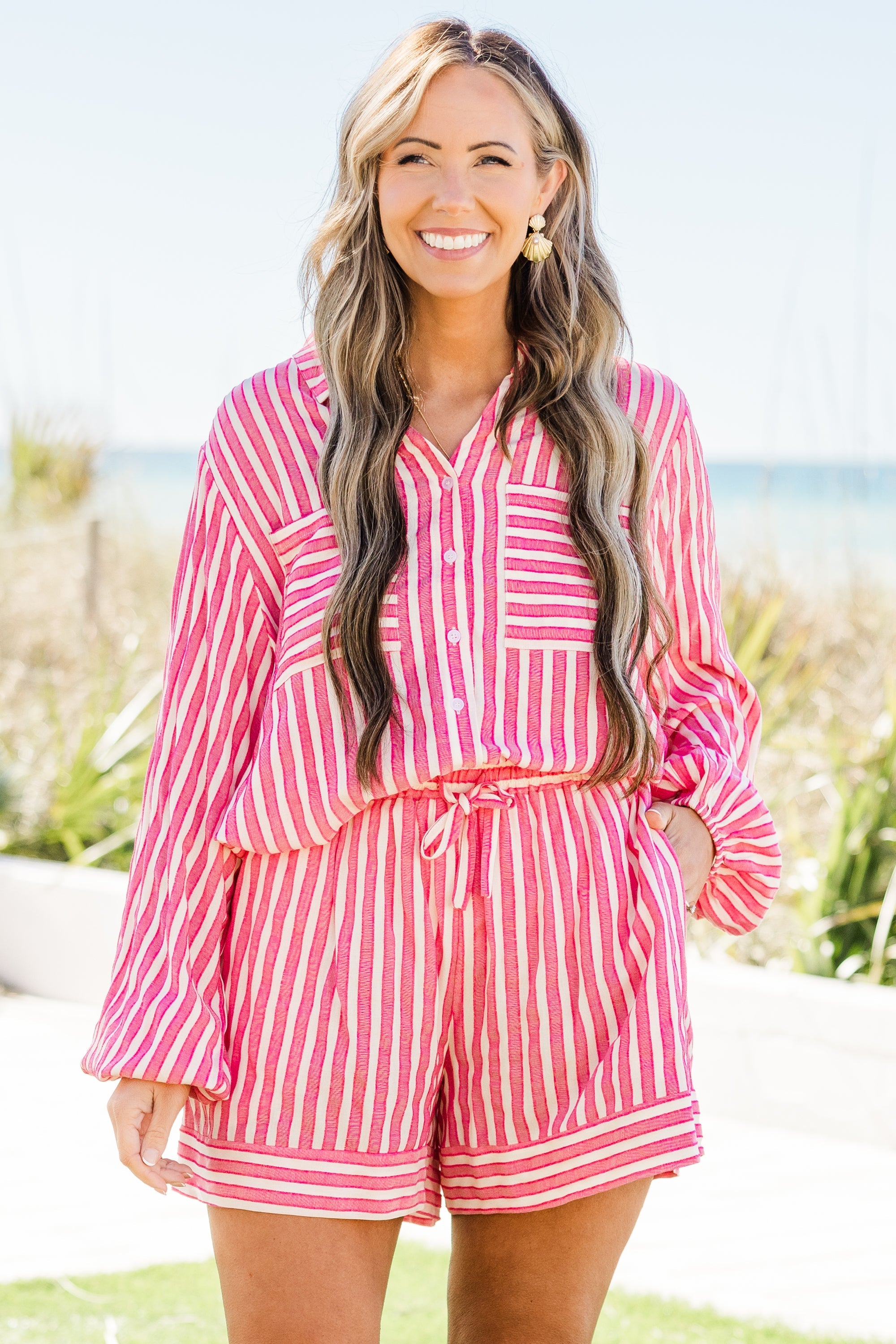Shout It Top, Pink