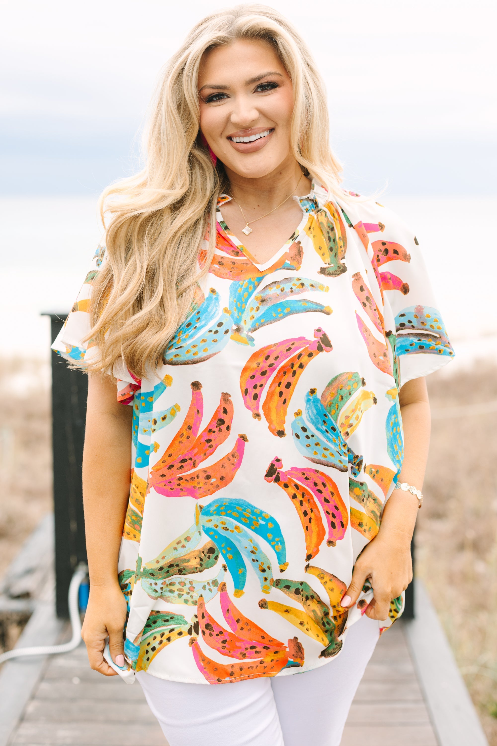 Show Me The Sunshine Top, Ivory