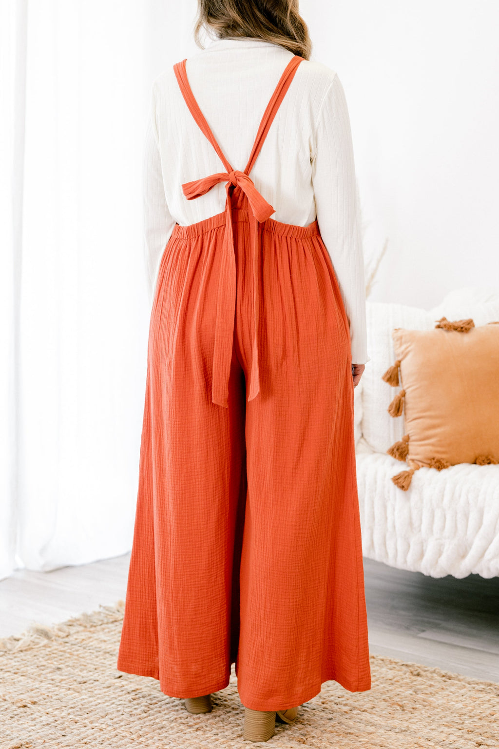 Signature Look Jumpsuit, Rust