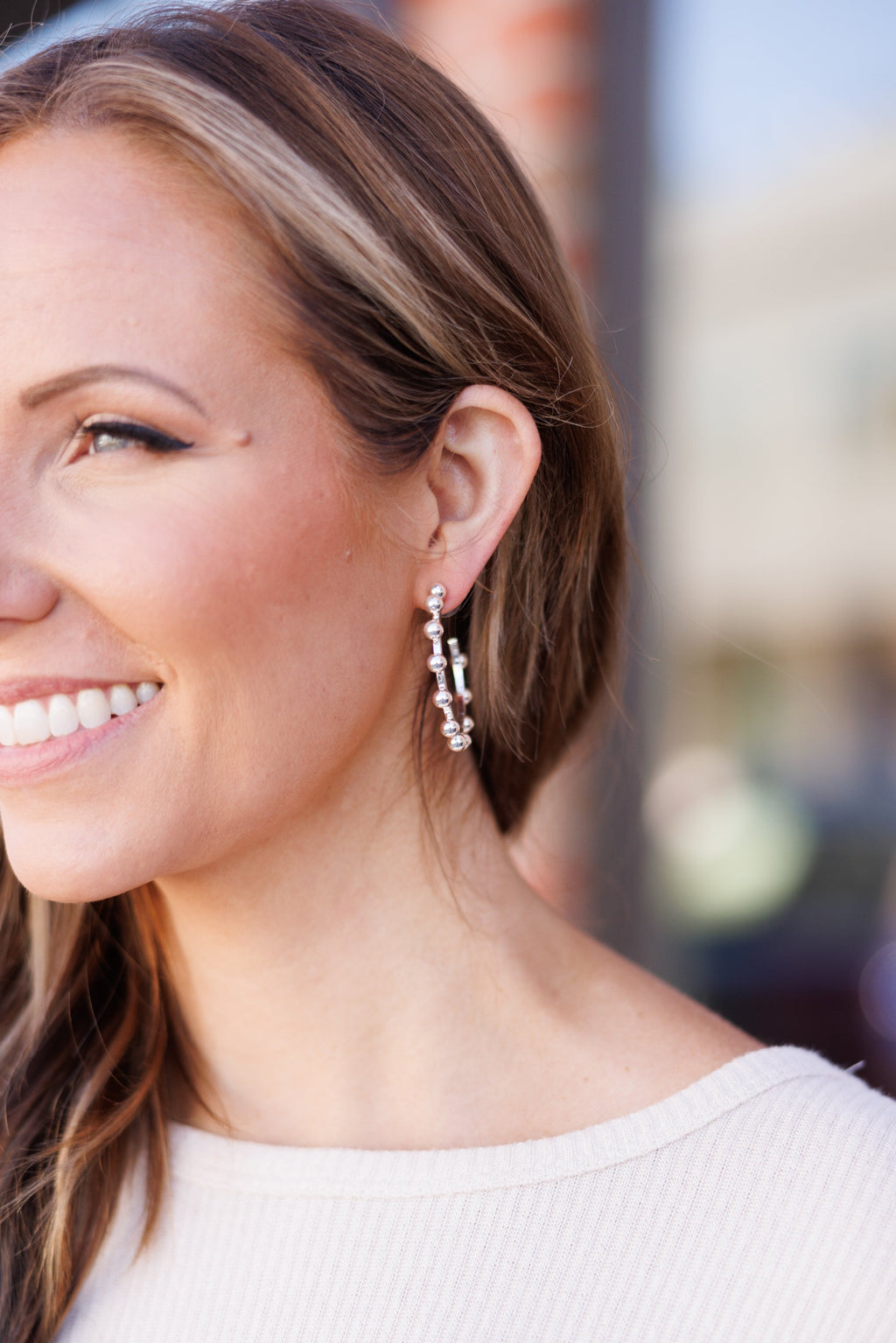 Silver Bells Earrings, Silver