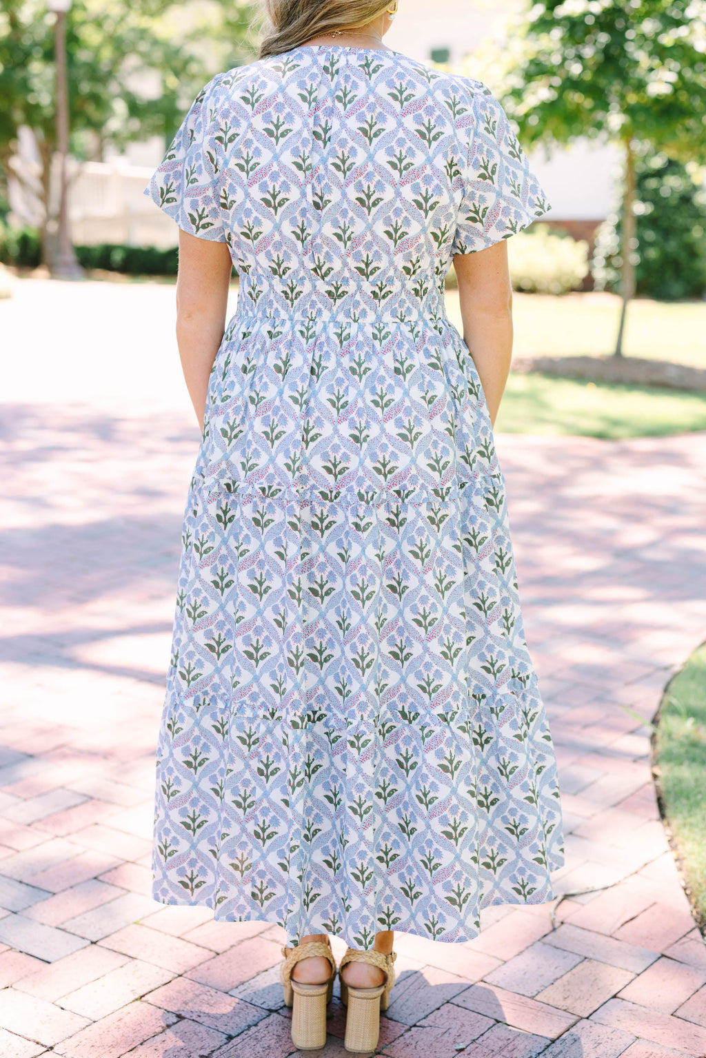 Simple Intentions Dress, Blue Mix