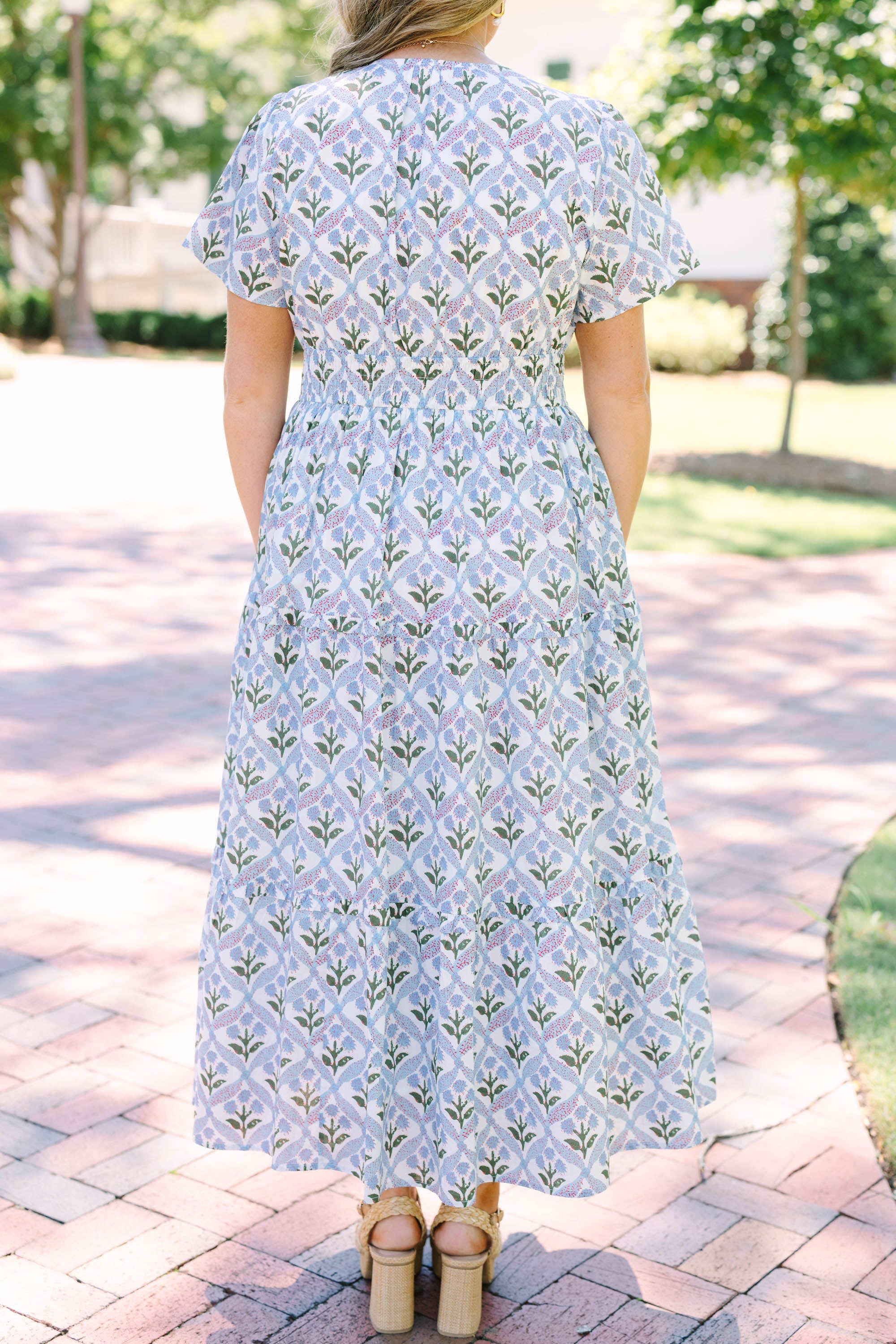Simple Intentions Dress, Blue Mix