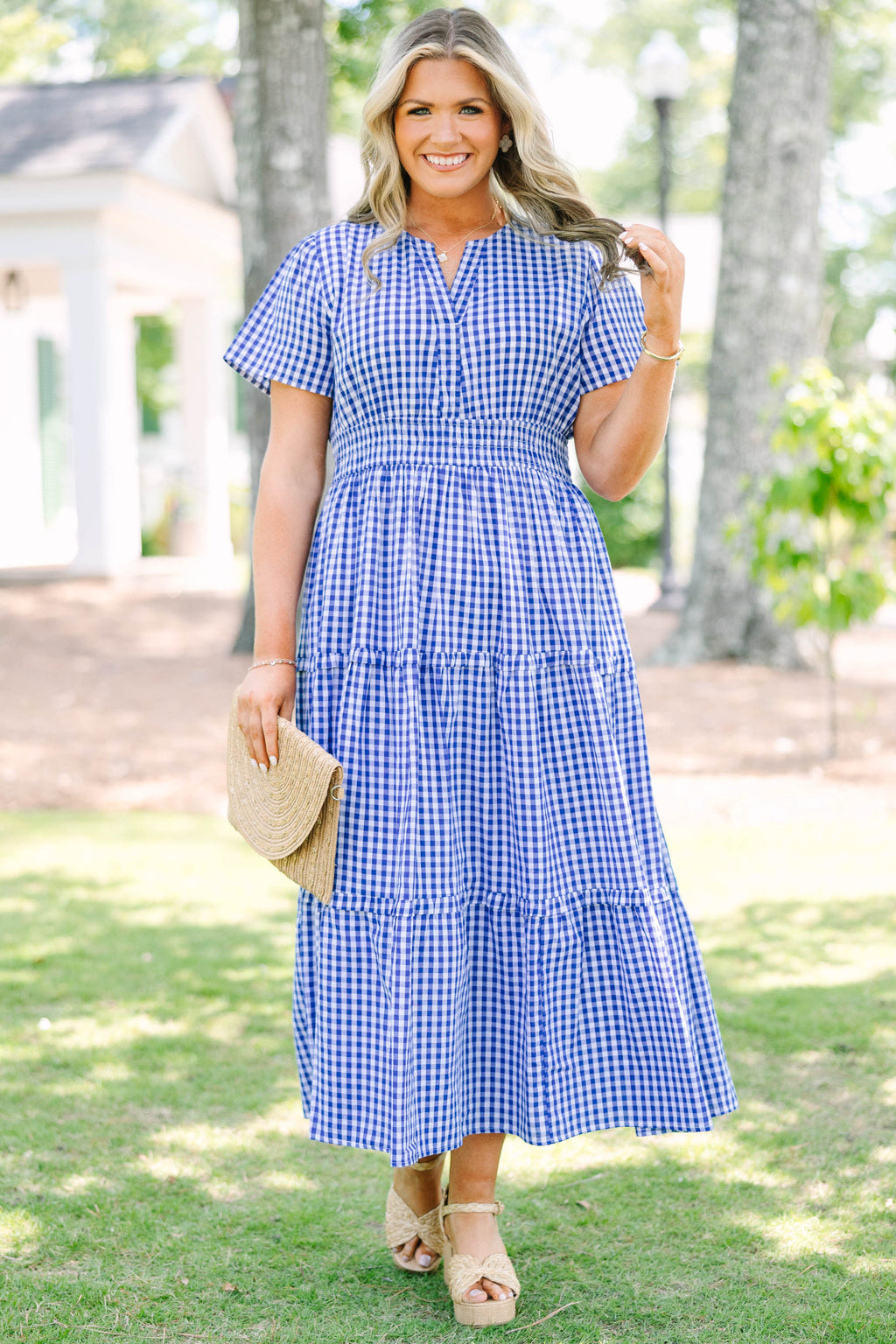 Simple Intentions Dress, Navy Blue