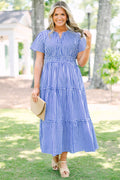 Simple Intentions Dress, Navy Blue