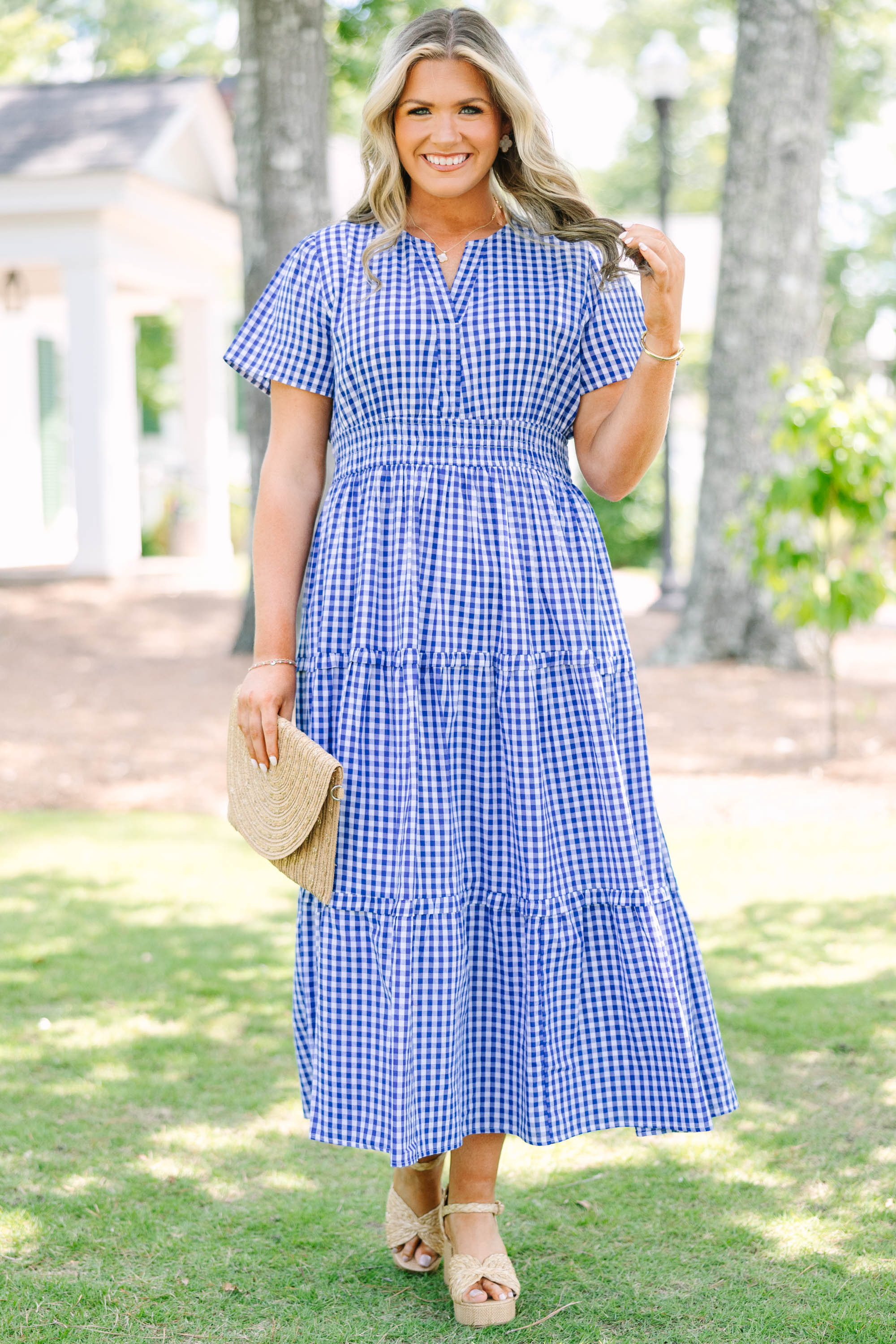 Simple Intentions Dress, Navy Blue