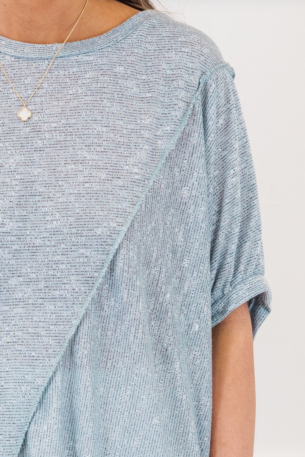 Simplicity And Felicity Top, Light Blue