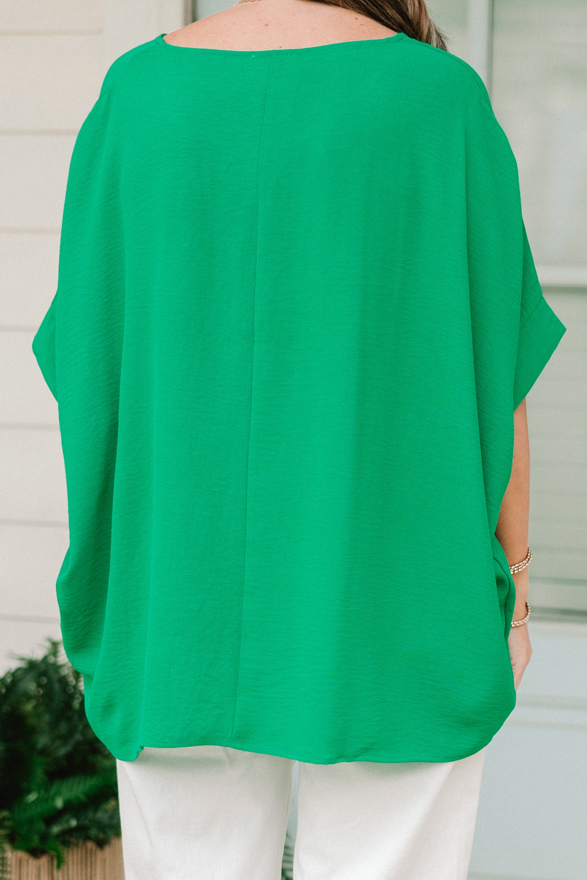 Simply Modern Top, Emerald