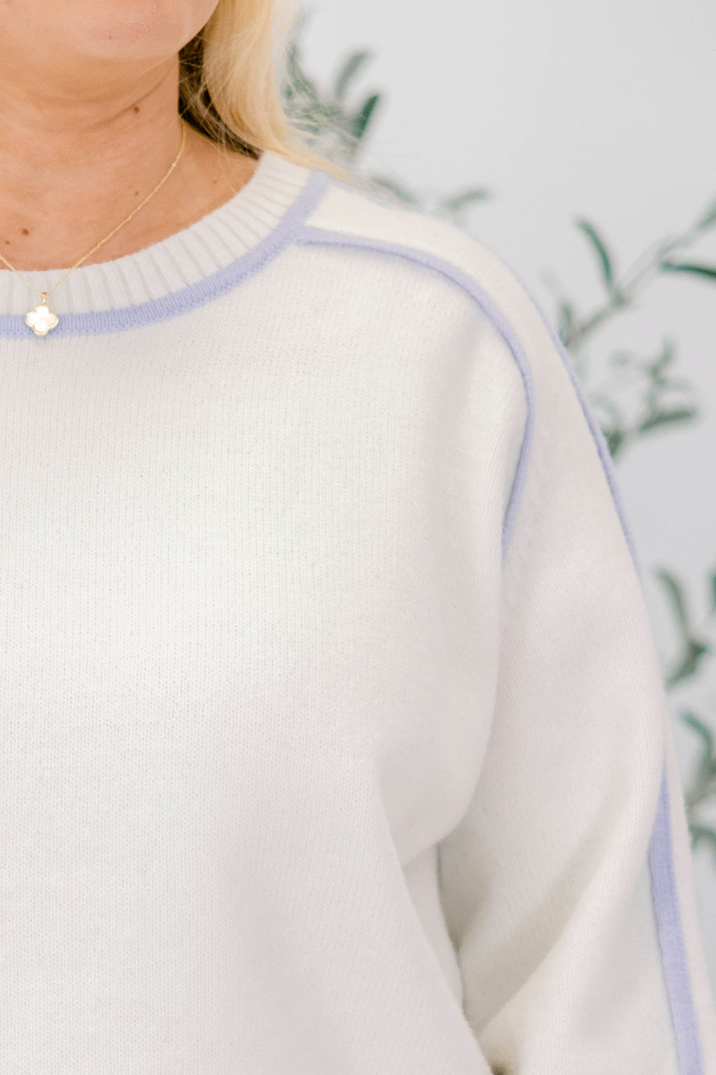 Simply Perfect Sweater, White