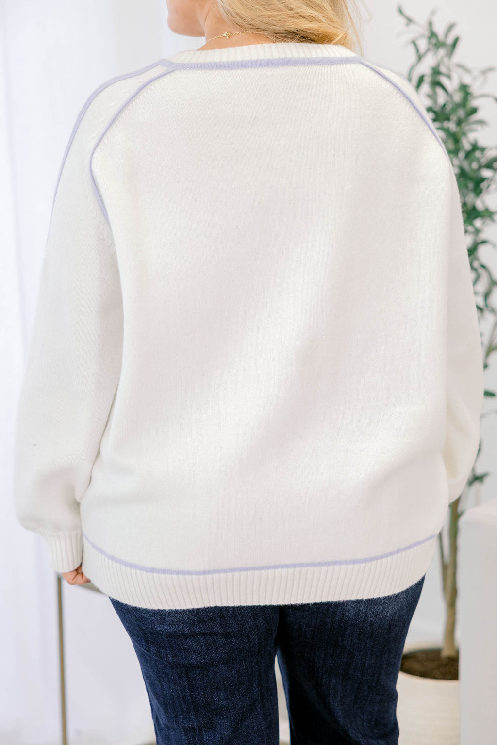 Simply Perfect Sweater, White