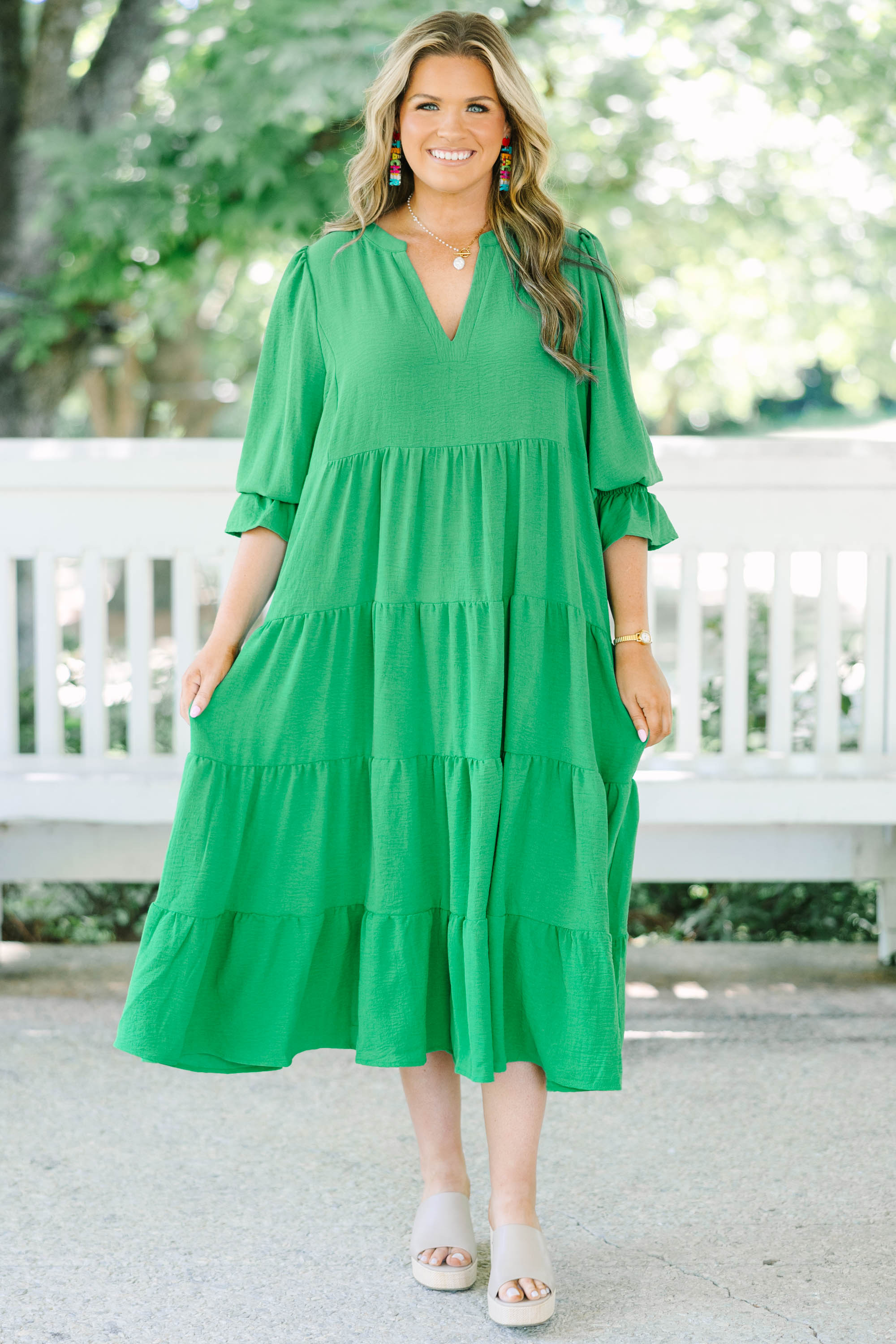 Simply The One Dress, Green