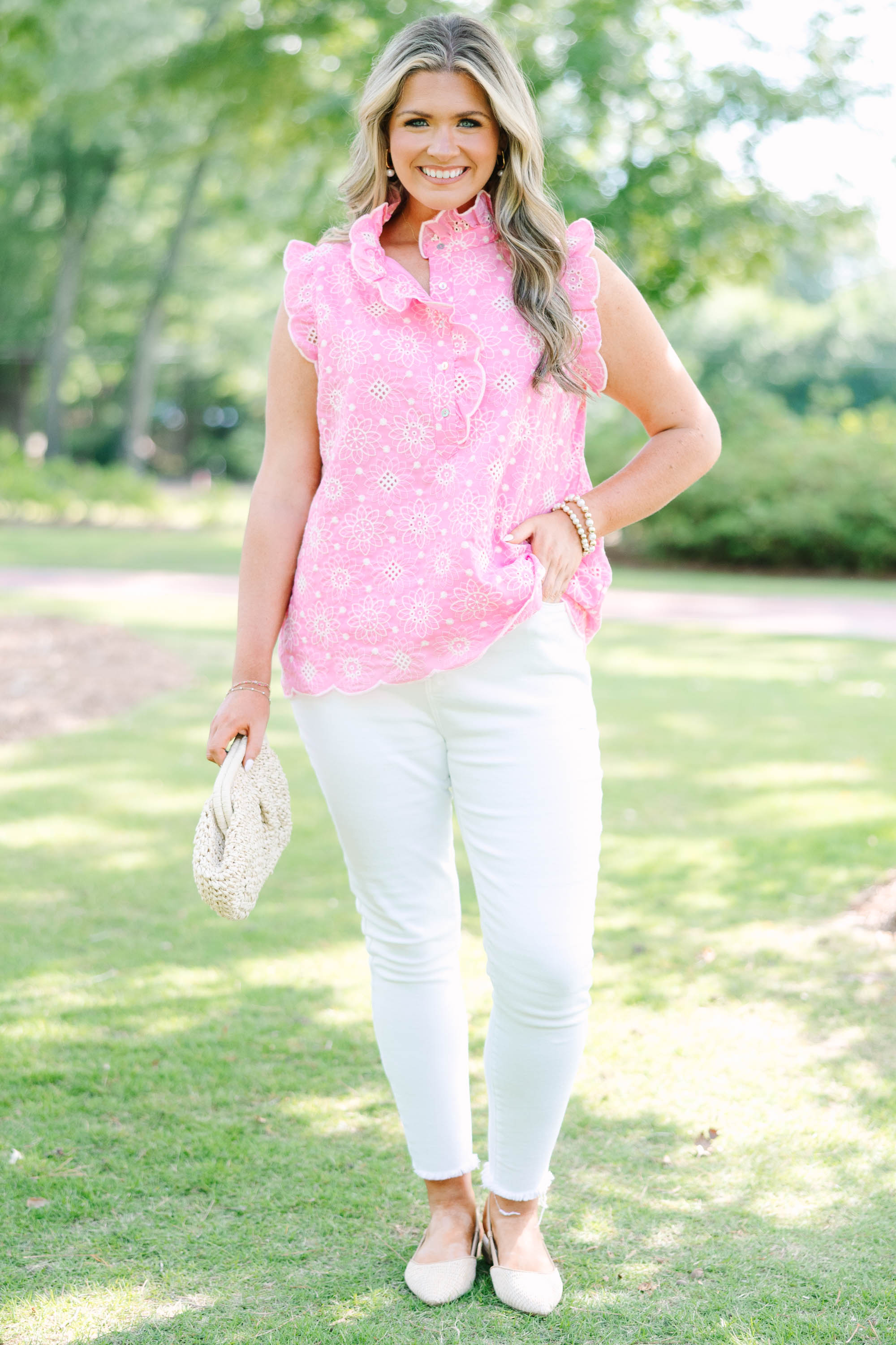 Simply The One Top, Pink