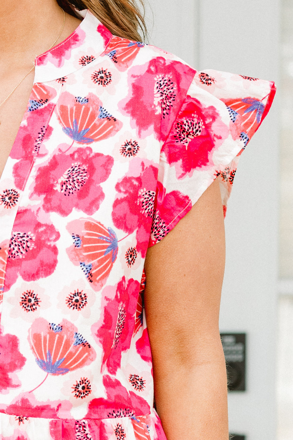 Simply The Vibe Midi Dress, Fuchsia