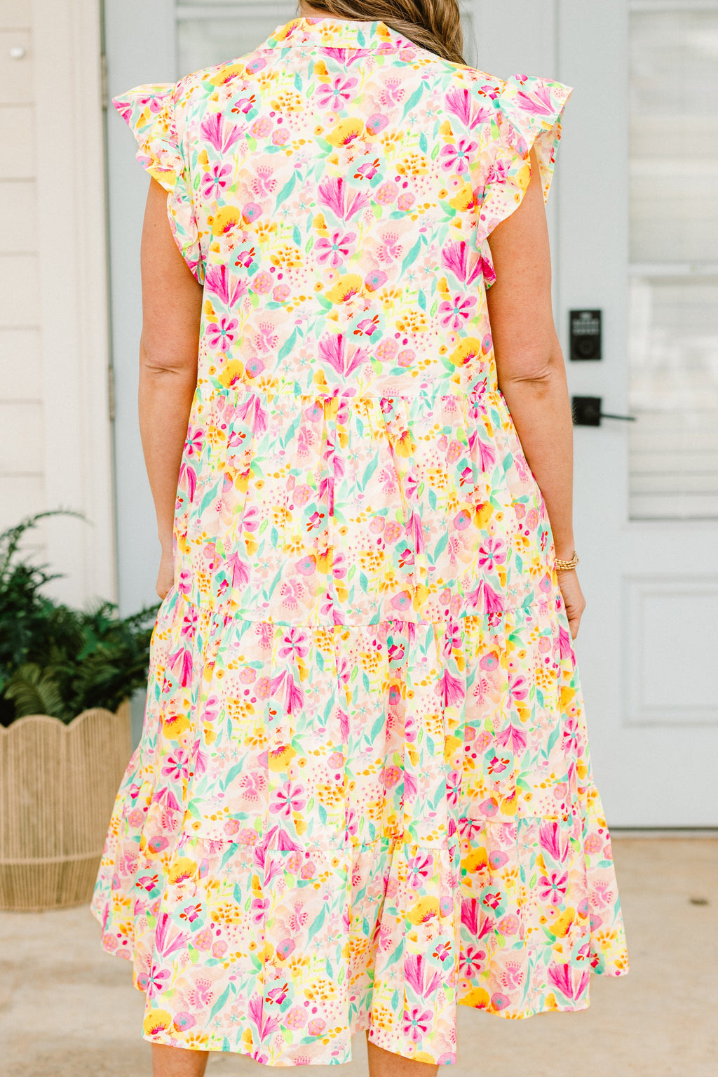 Simply The Vibe Midi Dress, Pink