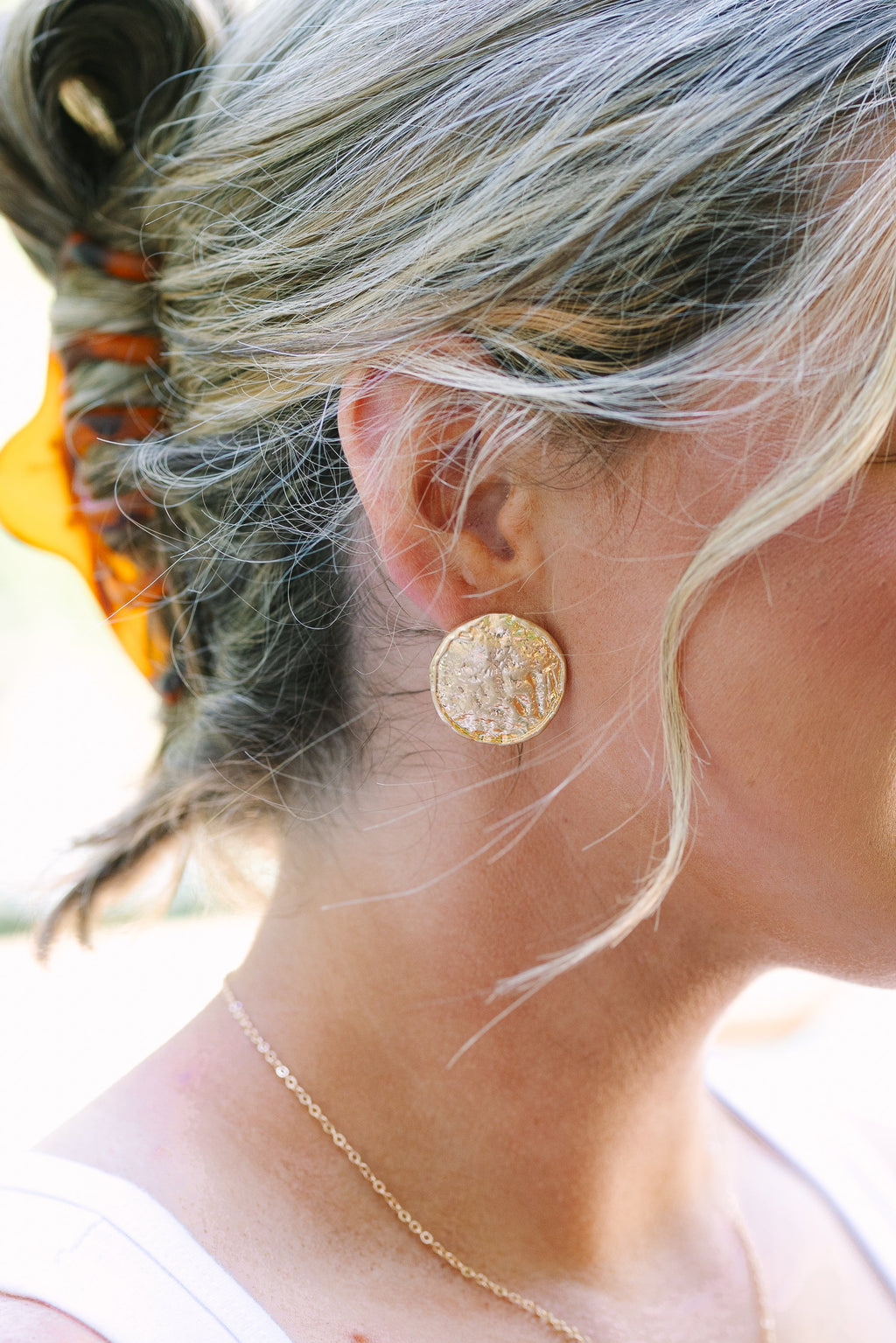 Since You Spoke Earrings, Gold