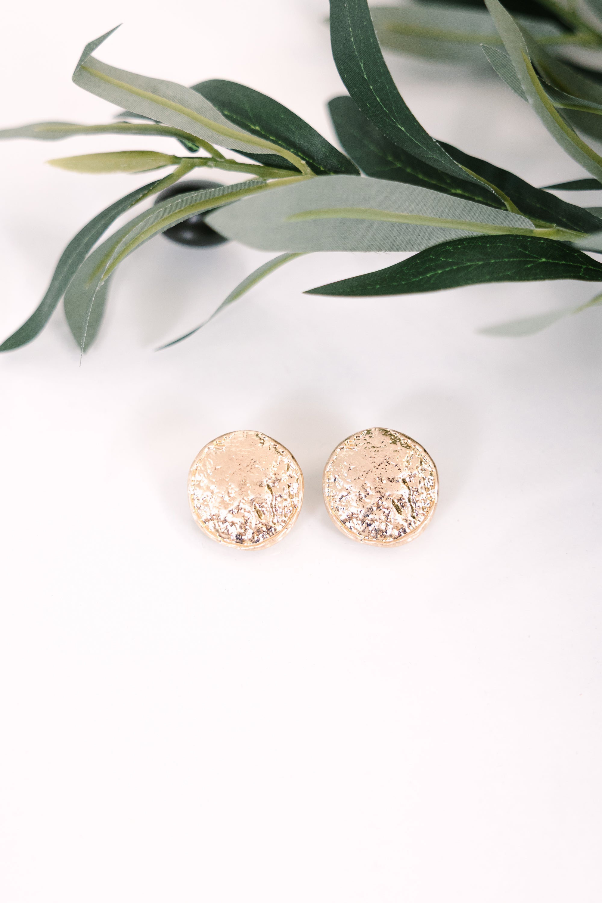 Since You Spoke Earrings, Gold