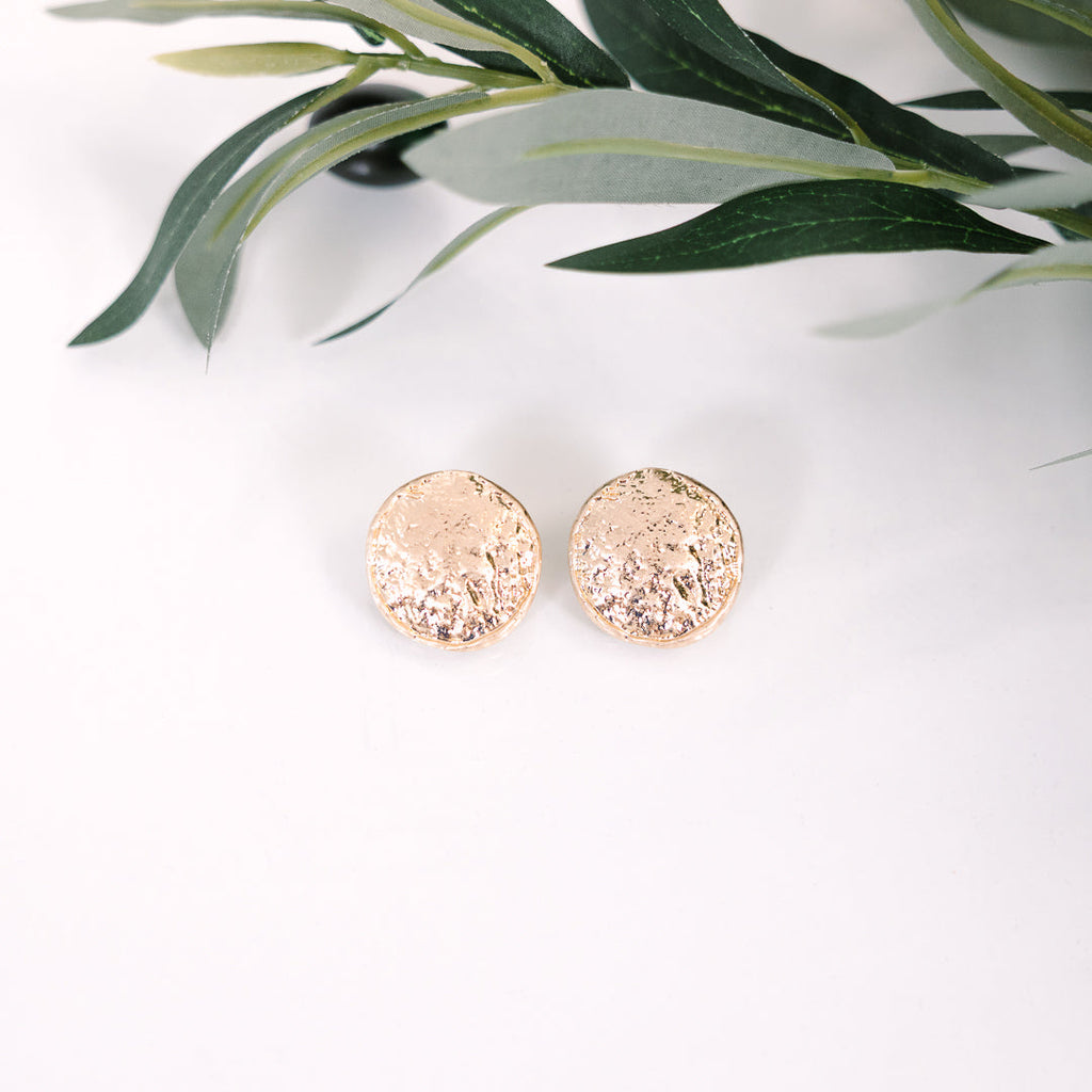 Since You Spoke Earrings, Gold