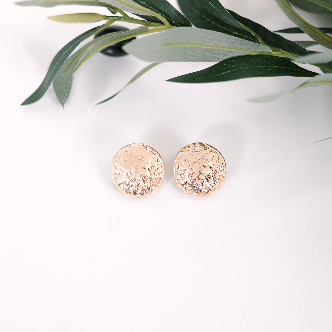 Since You Spoke Earrings, Gold