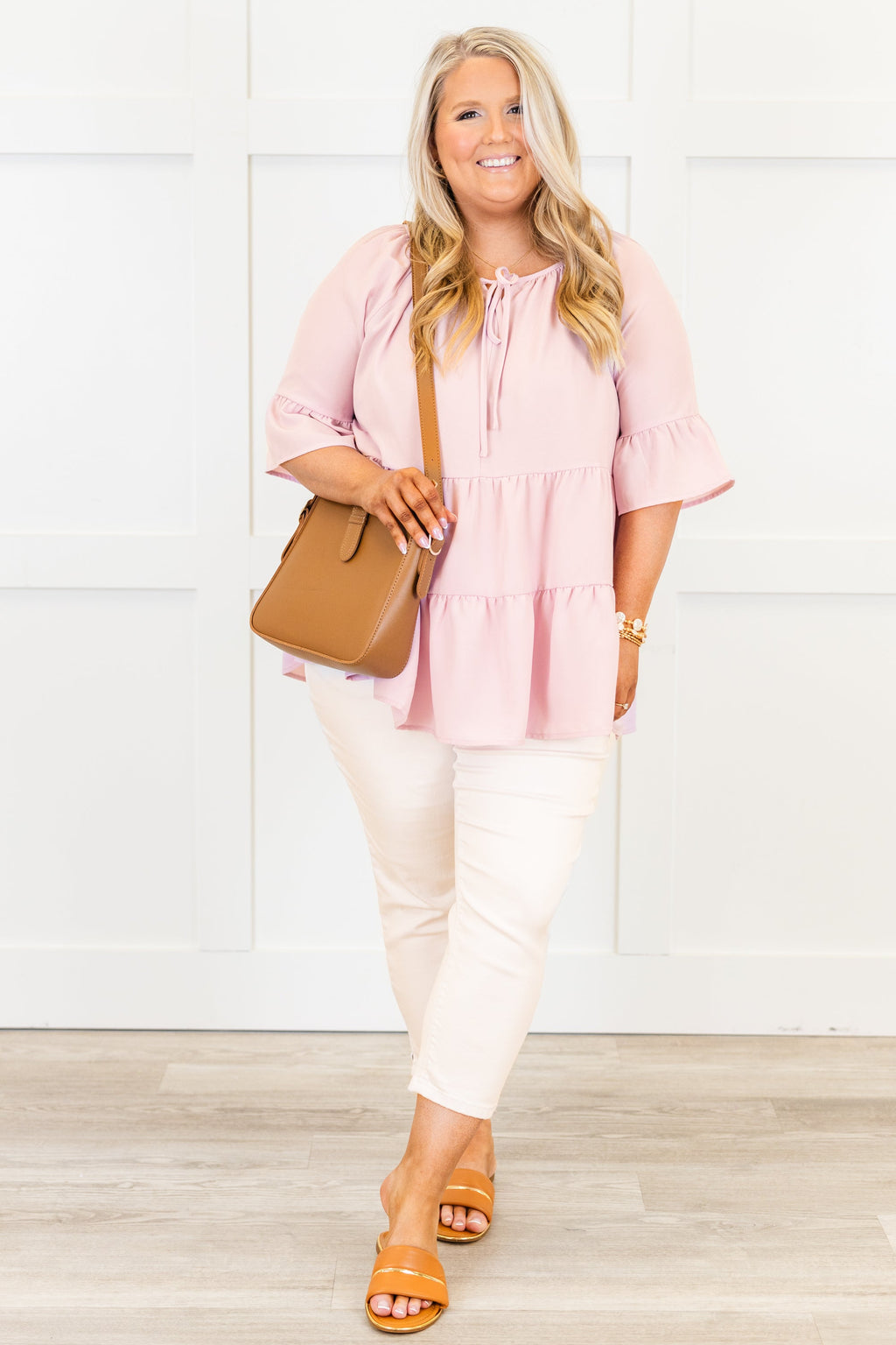Siren Song Top, Dusty Pink