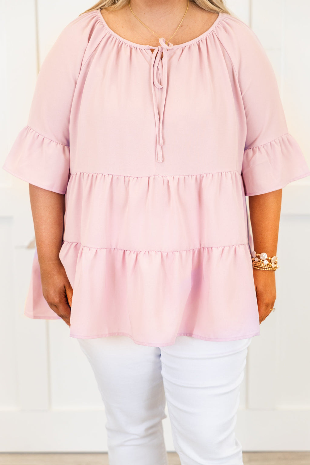 Siren Song Top, Dusty Pink