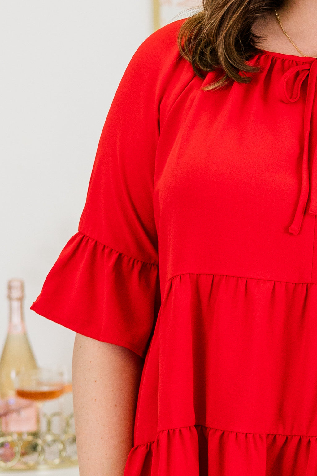 Siren Song Top, Red